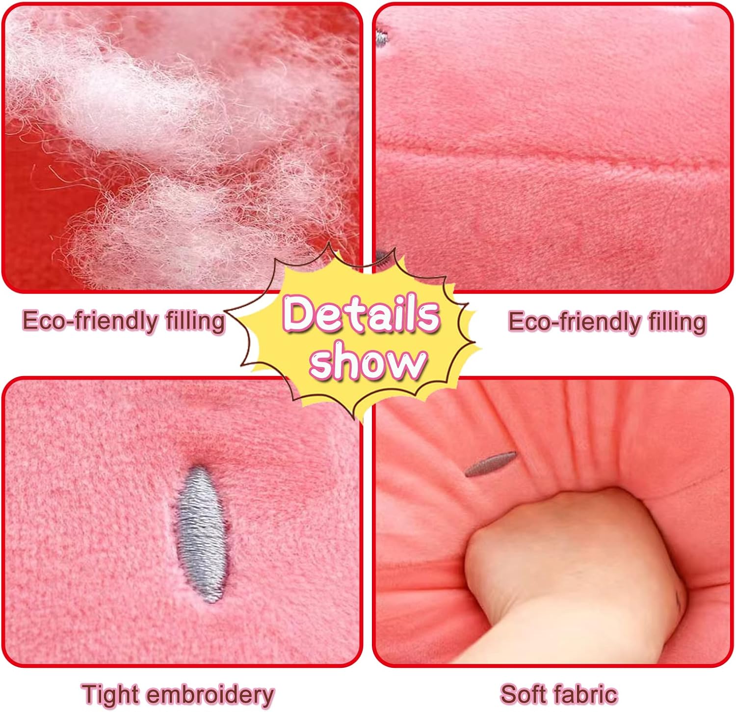 Cute Fruit Strawberry Plush Pillow for Kids