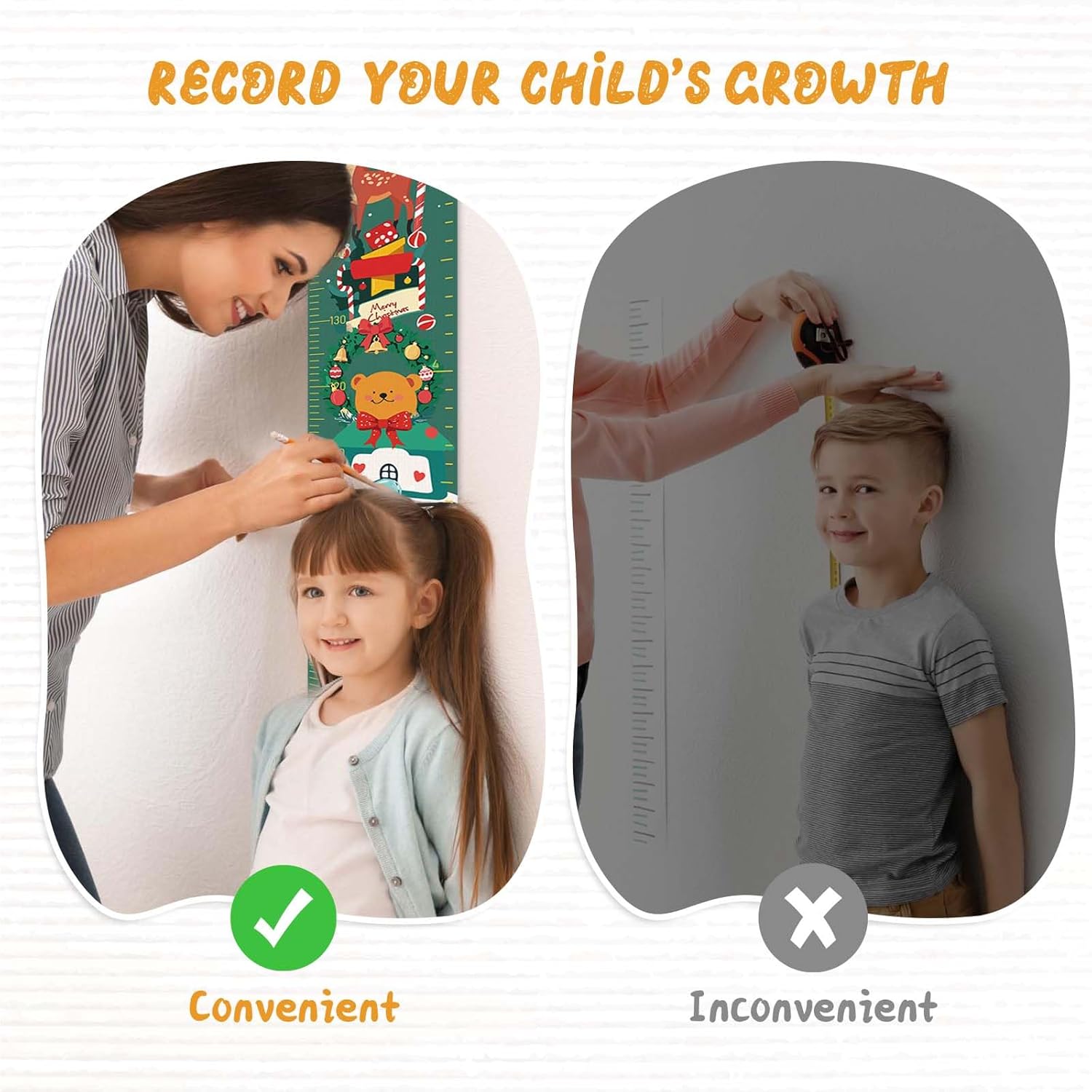 Personalized Name Growth Chart for Wall