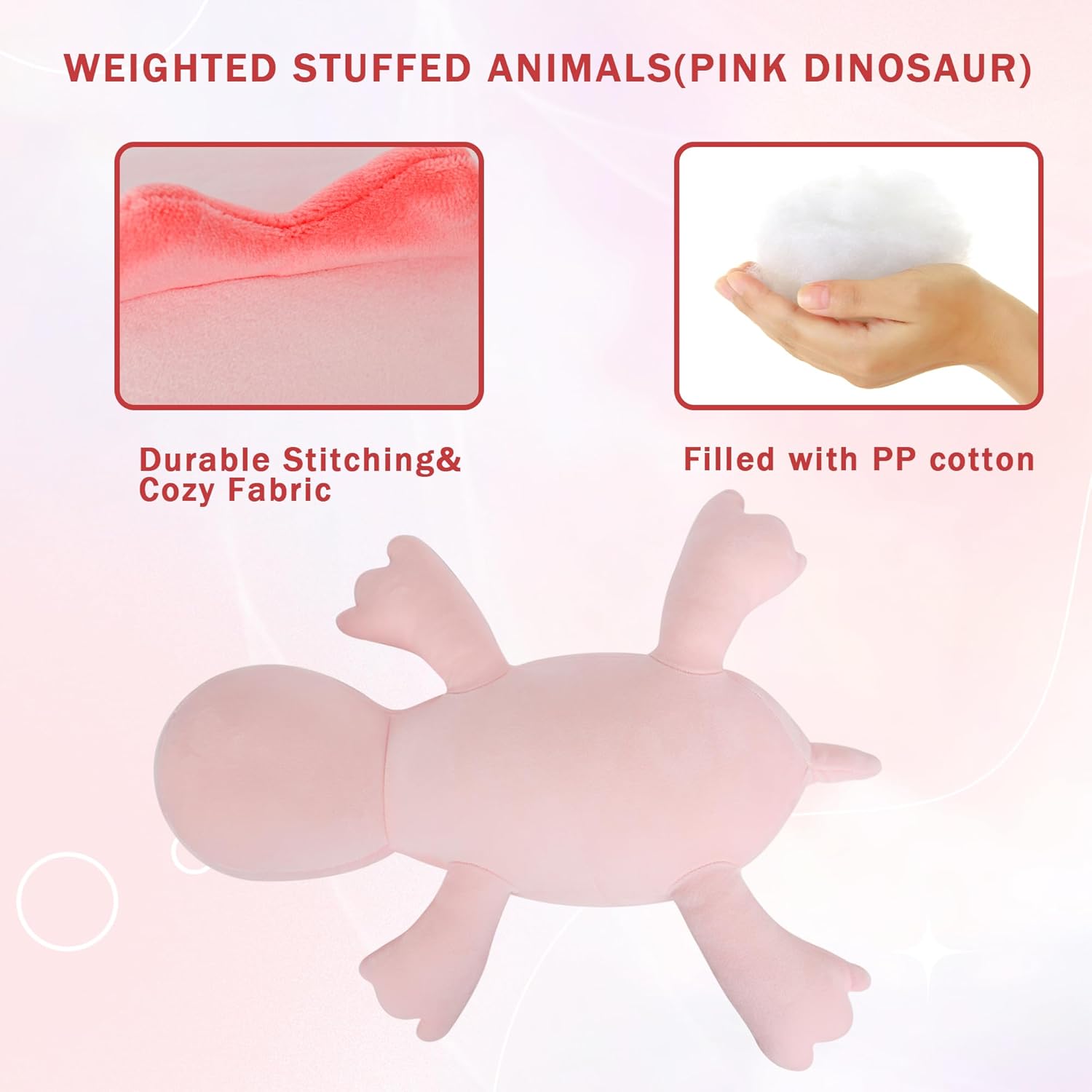 XYG Weighted Dinosaur Plush Pillow