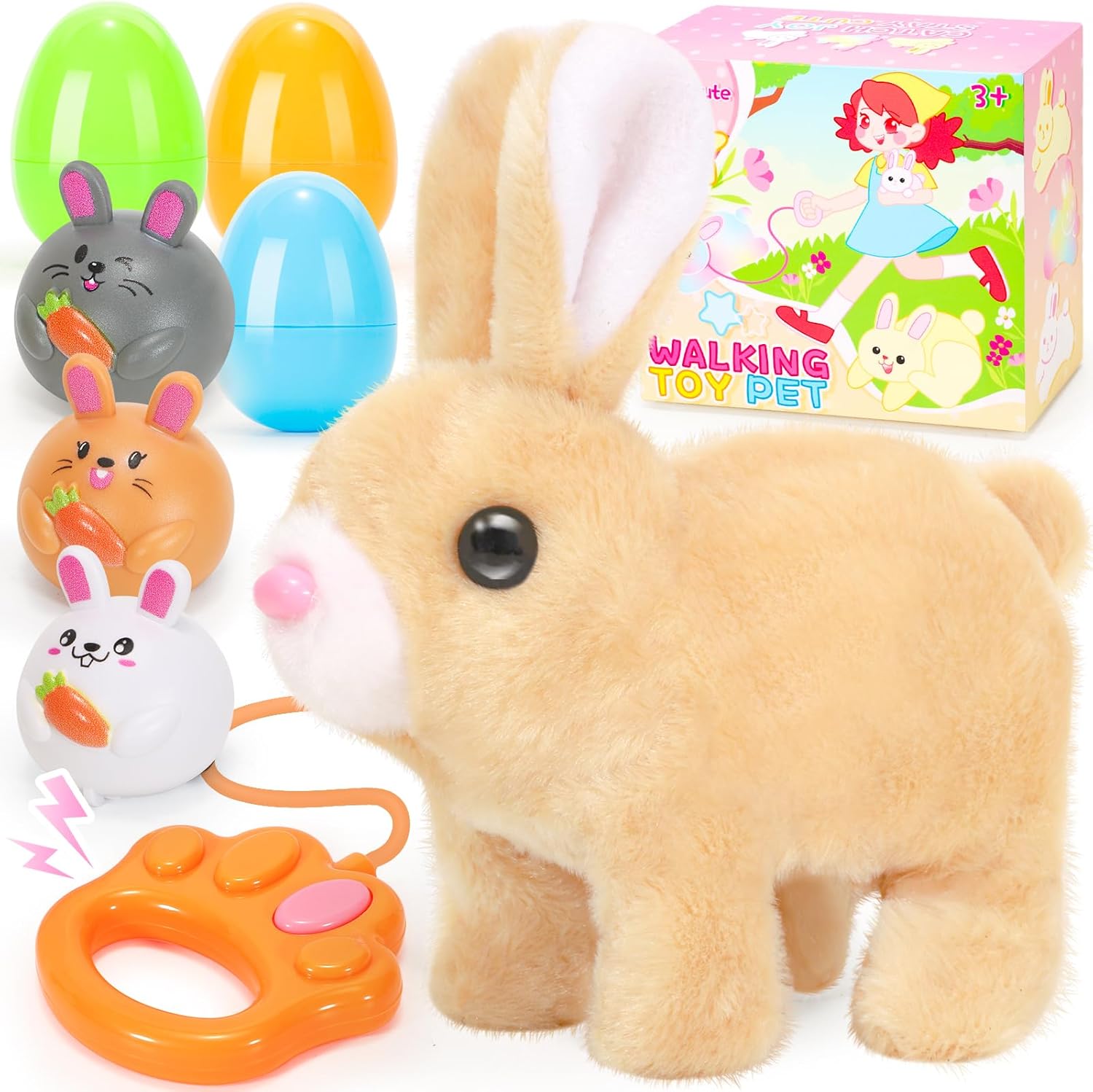 CatchCute Plush Interactive Bunny Toy