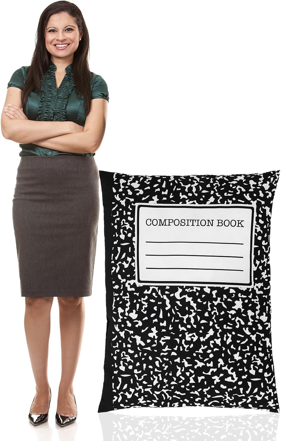 30 Inch Composition Notebook Throw Pillow