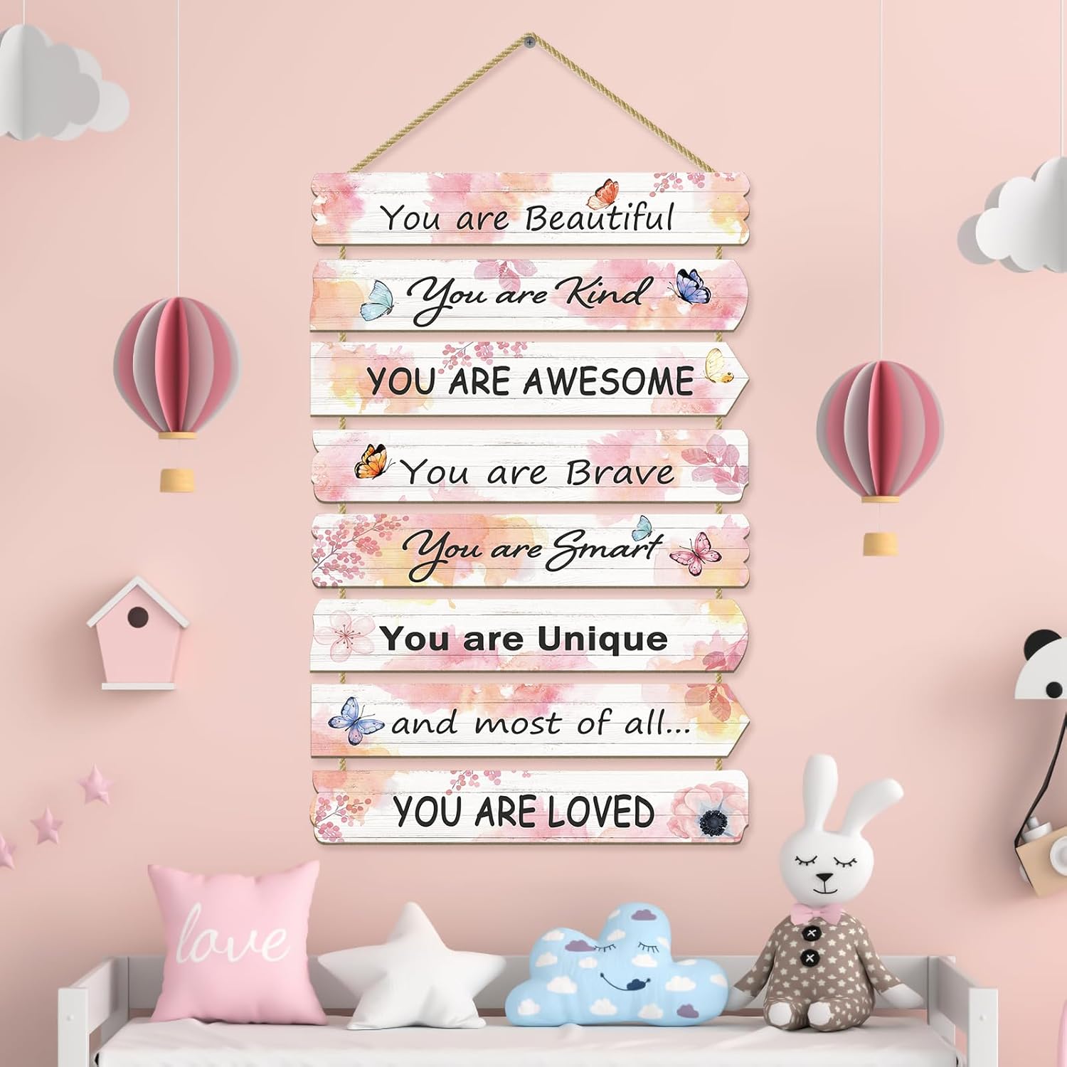 Butterfly Wall Decor for Girls Bedroom