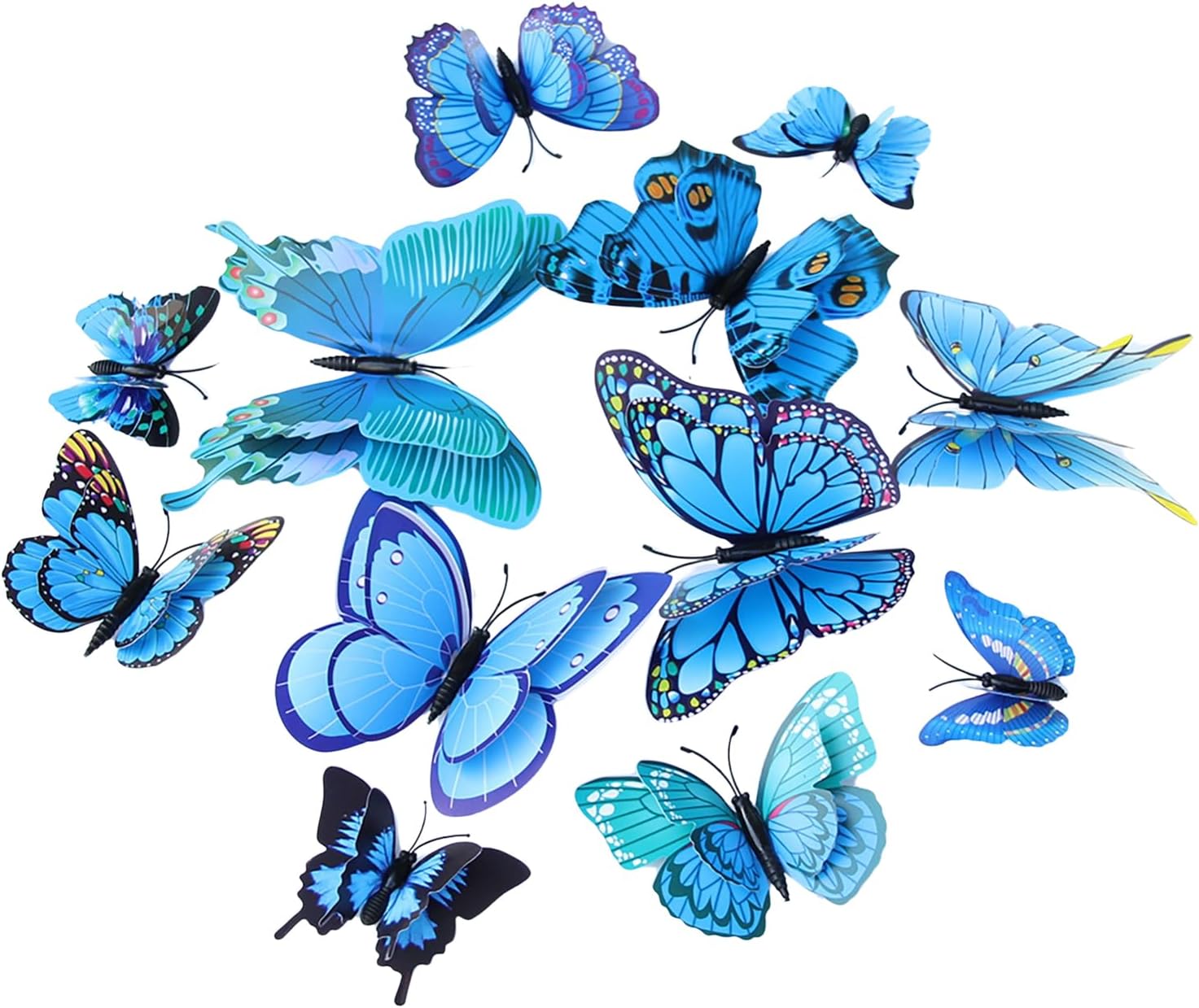 Somotersea 24Pcs 3D Butterfly Wall Decor