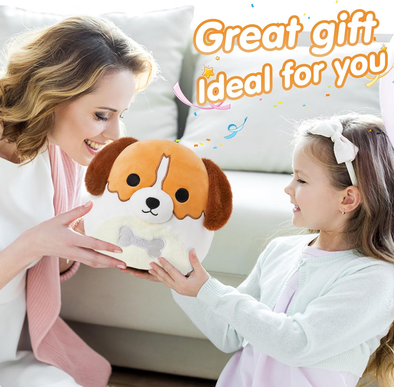 10 Inch Beagle Dog Plush Pillow