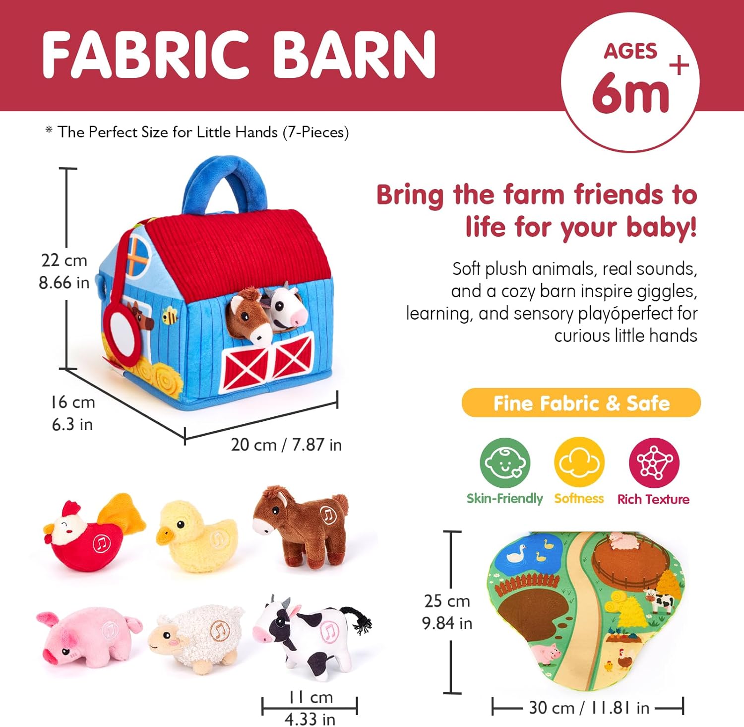 Hahaland Surprise Barn with Farm Animals