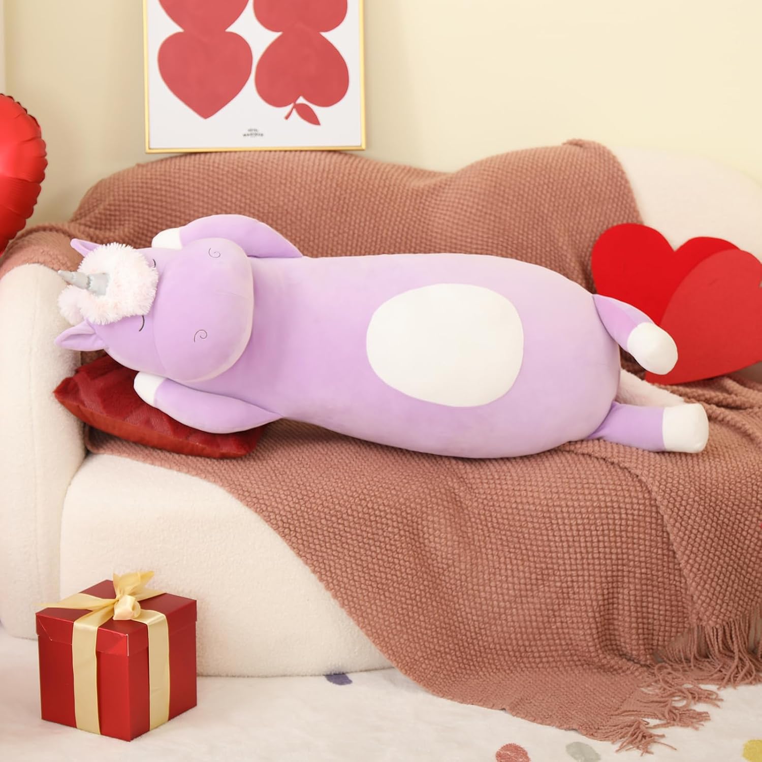 MorisMos Big Unicorn Body Pillow