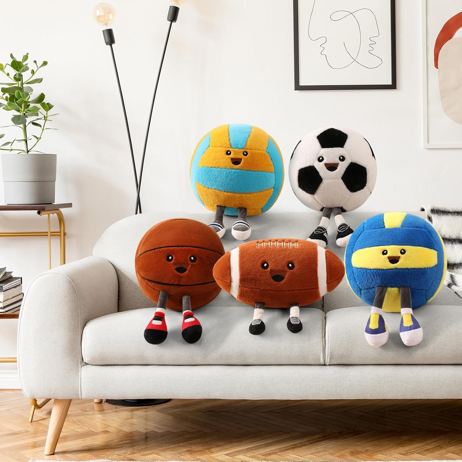 Stepxi Soccer Ball Plush Pillow