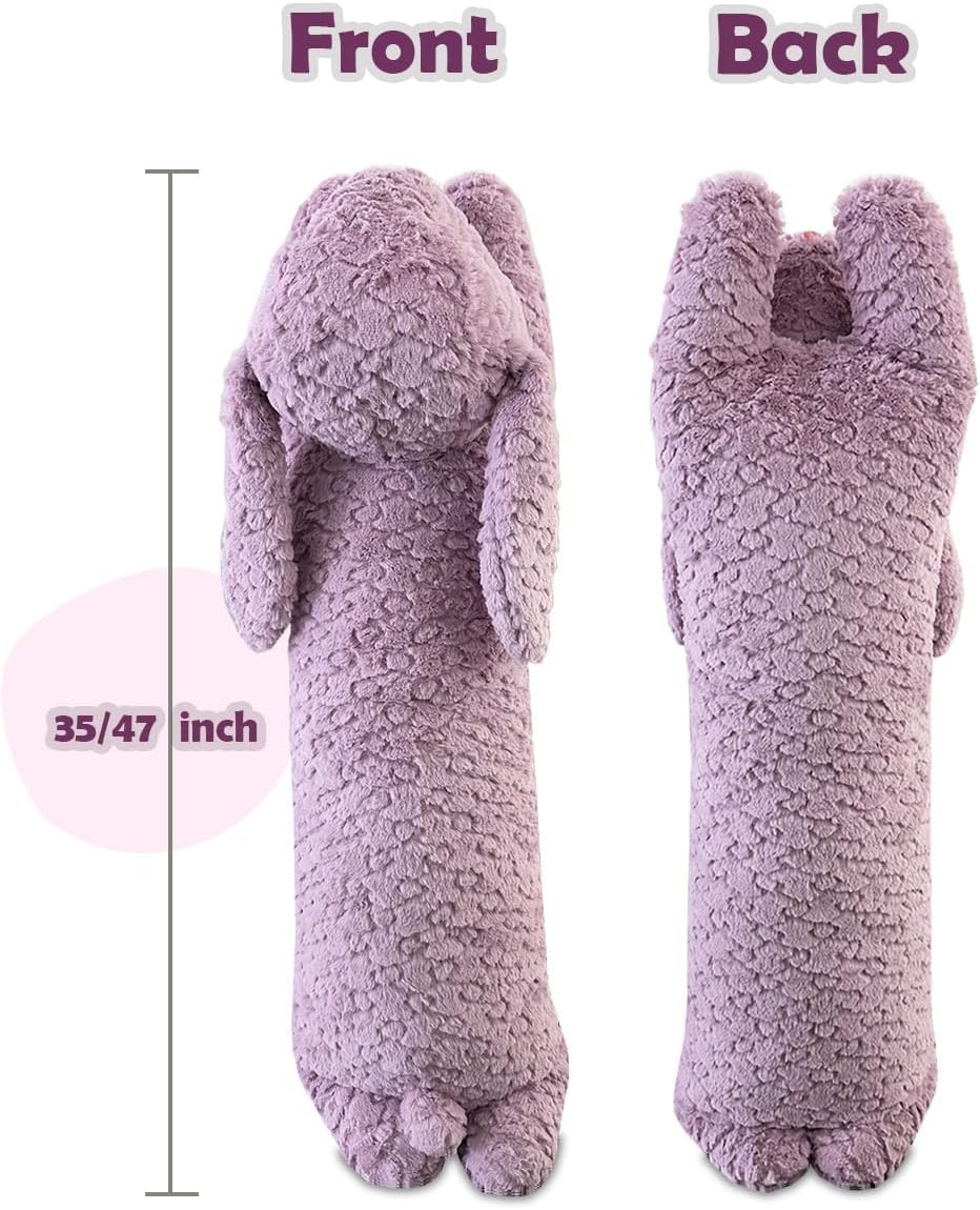 Hofun4U Bunny Plush Pillow 35 Inch