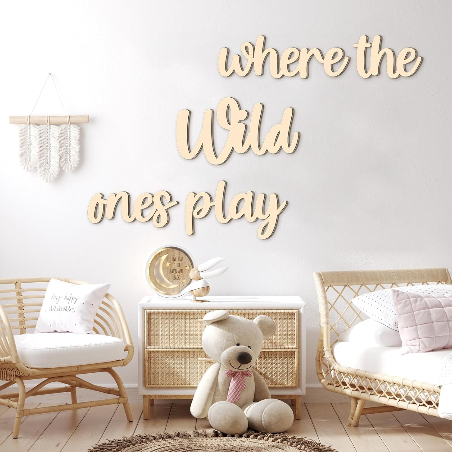 Kigley 5 Pcs Wall Decor for Kids Room