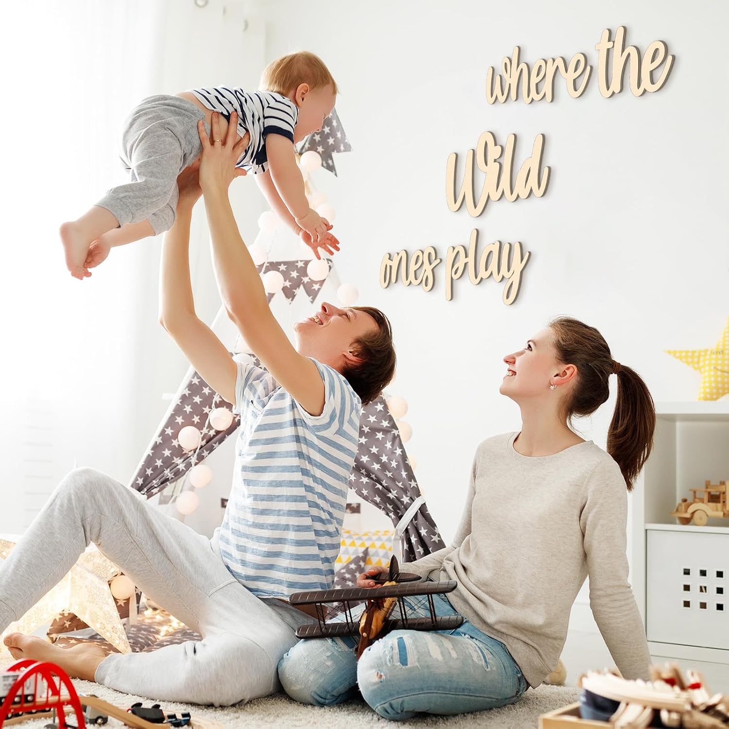 Kigley 5 Pcs Wall Decor for Kids Room