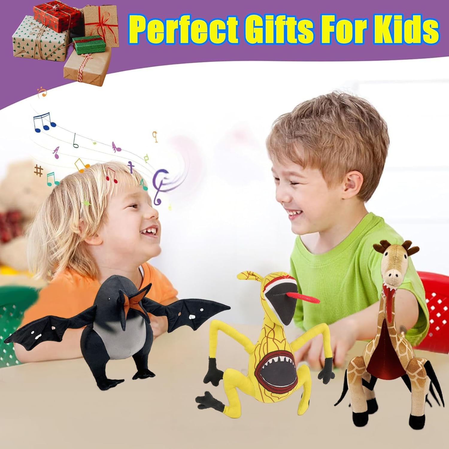 Zoochosis Plush Figures Giraffes and Penguins Dolls