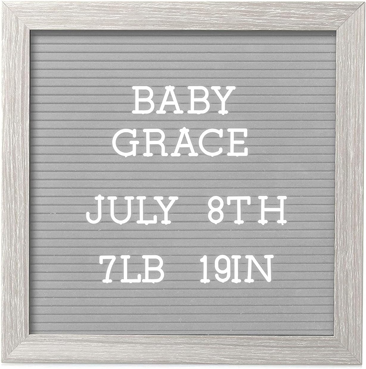 Pearhead 10x10 Letterboard Light Gray