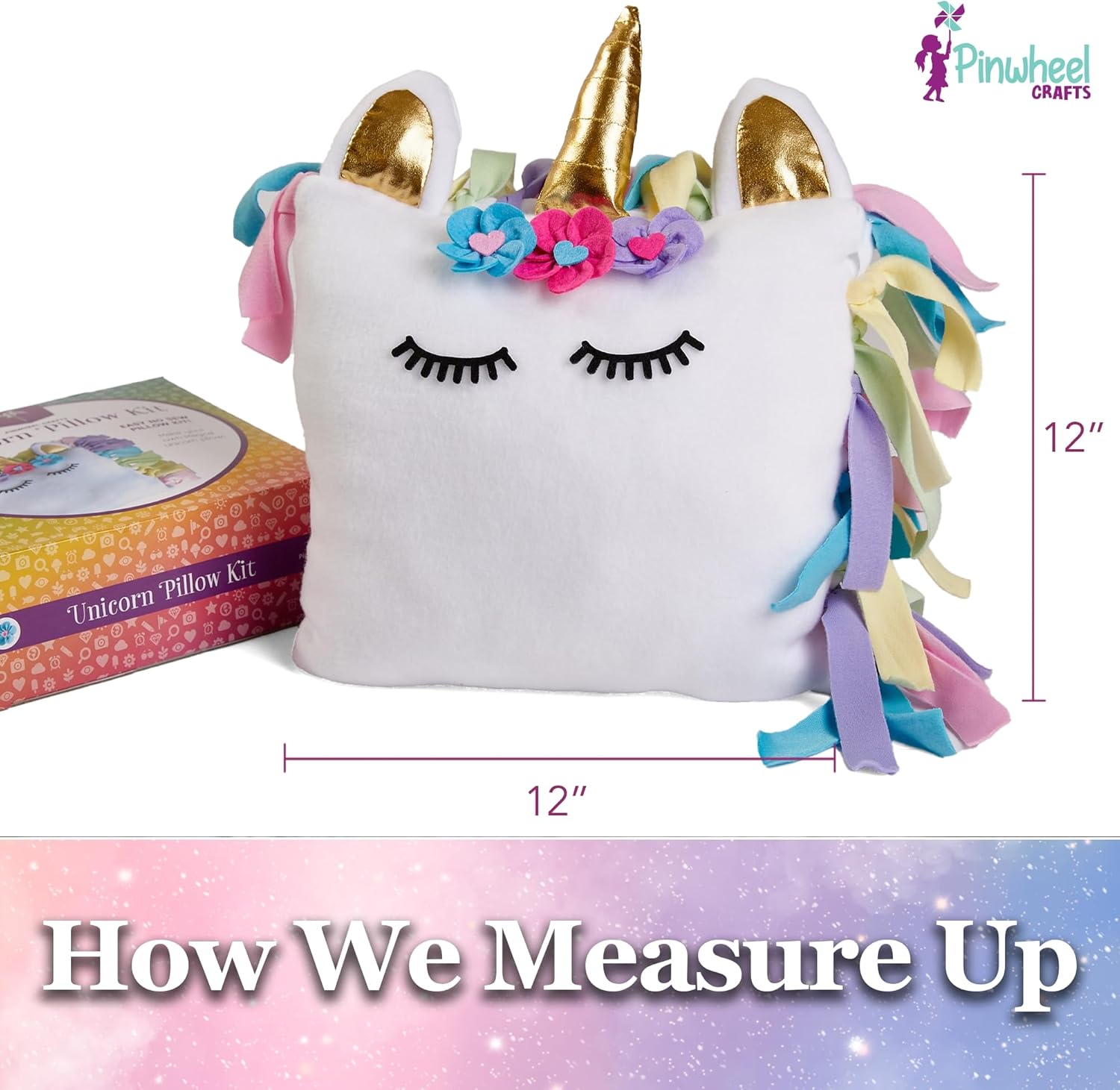 Pinwheel Crafts Unicorn Pillow Kit