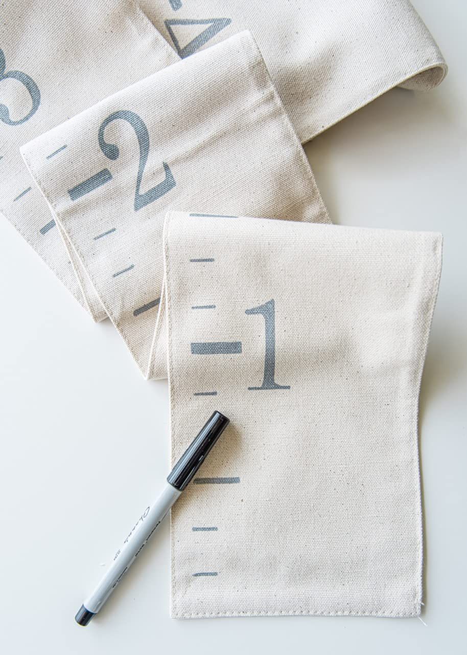 Canvas Growth Chart Ruler for Kids