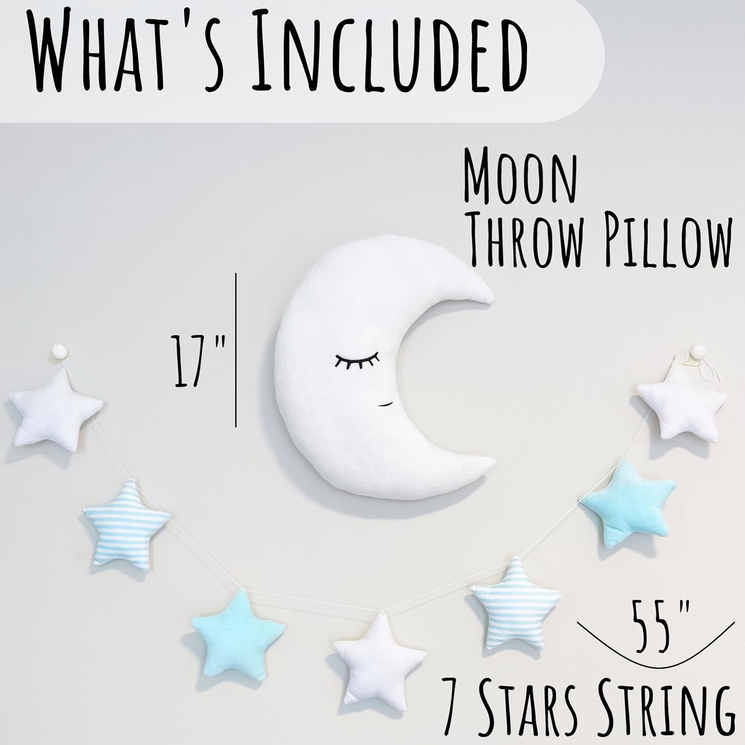 Perfectto Design Kids Moon Decor Pillow 1