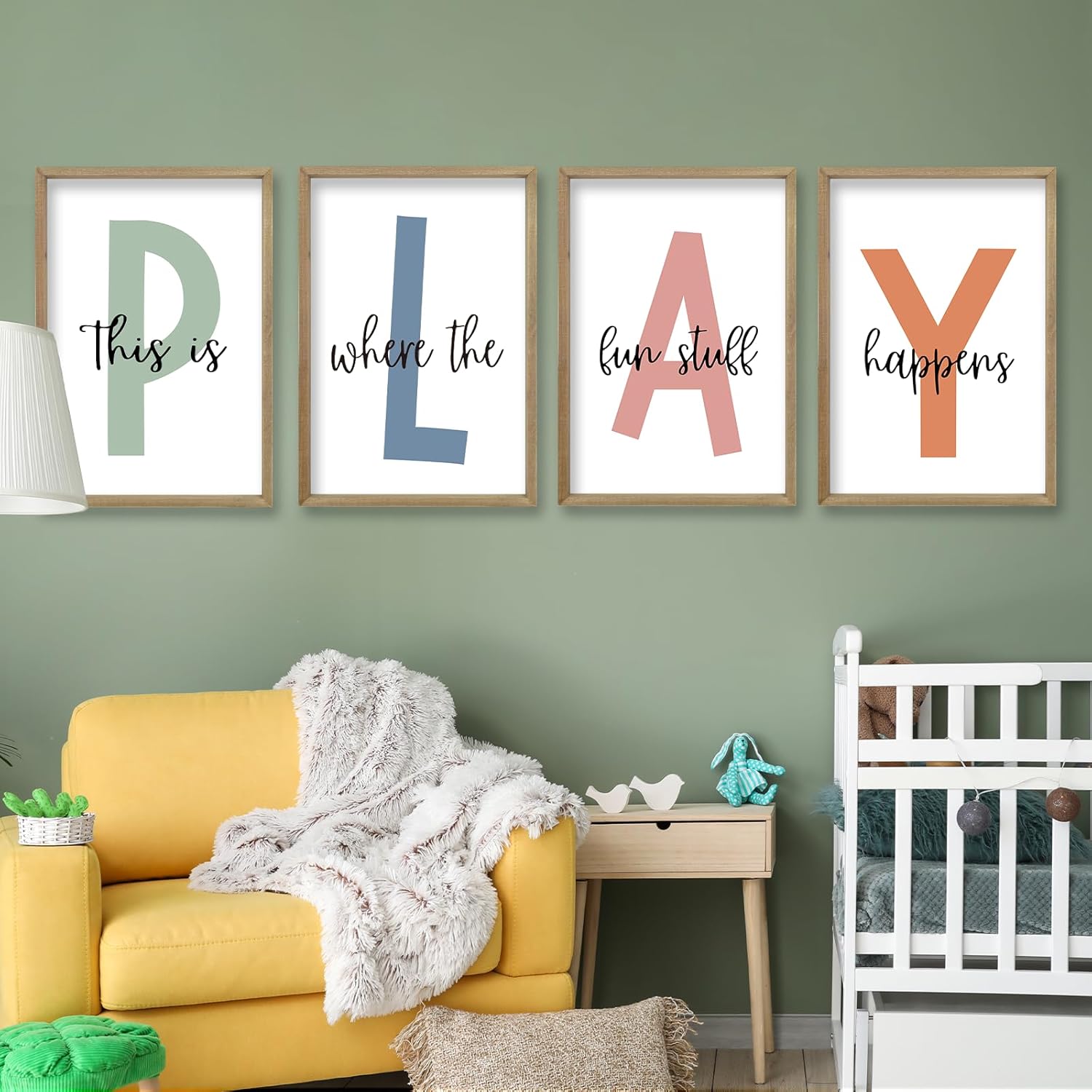 This Is Where The Fun Stuff Happens Wall Art Set