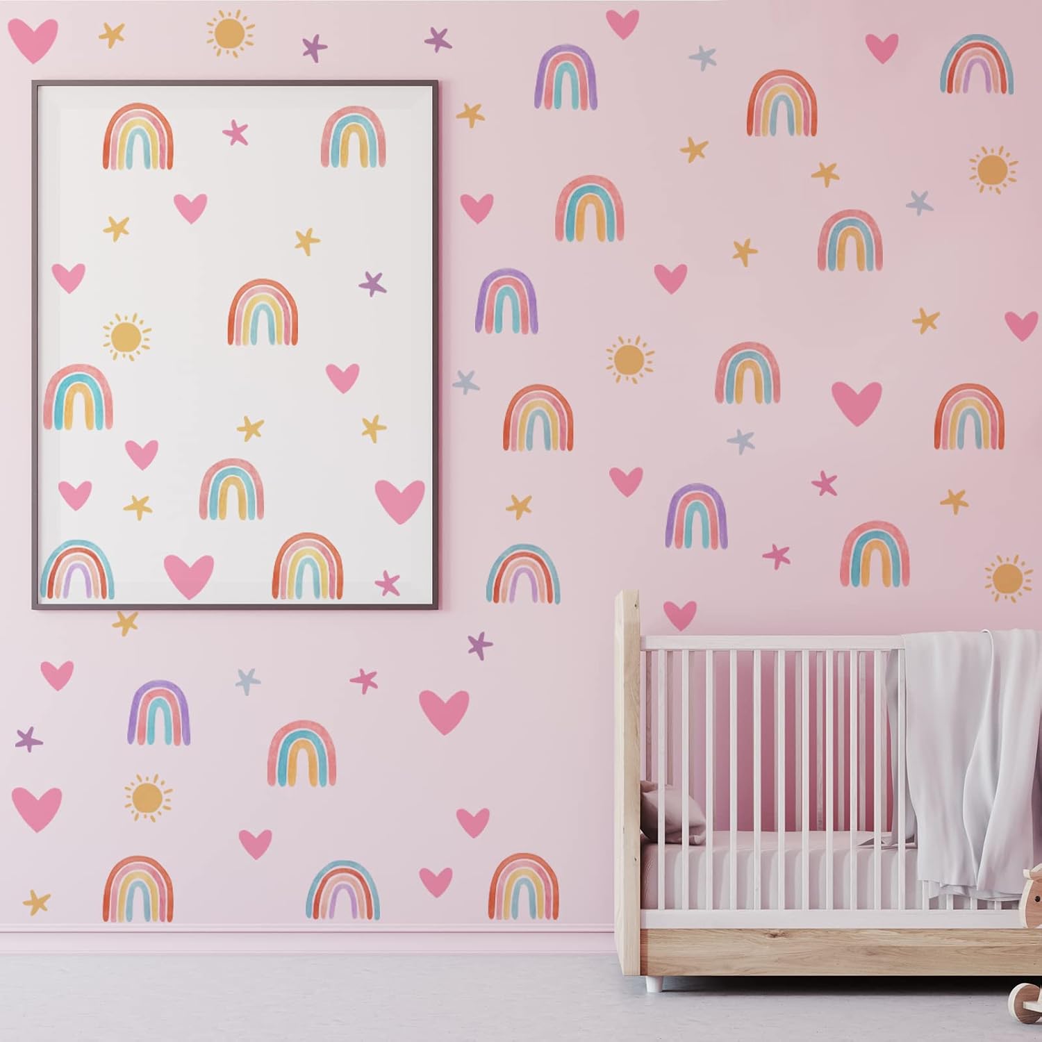 Epakh Rainbow Wall Stickers for Kids Room