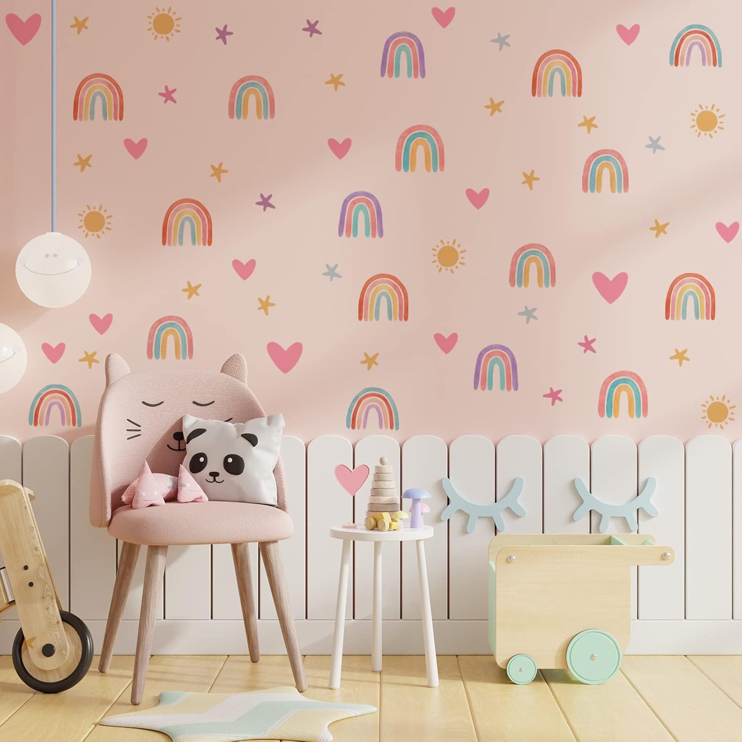 Epakh Rainbow Wall Stickers for Kids Room