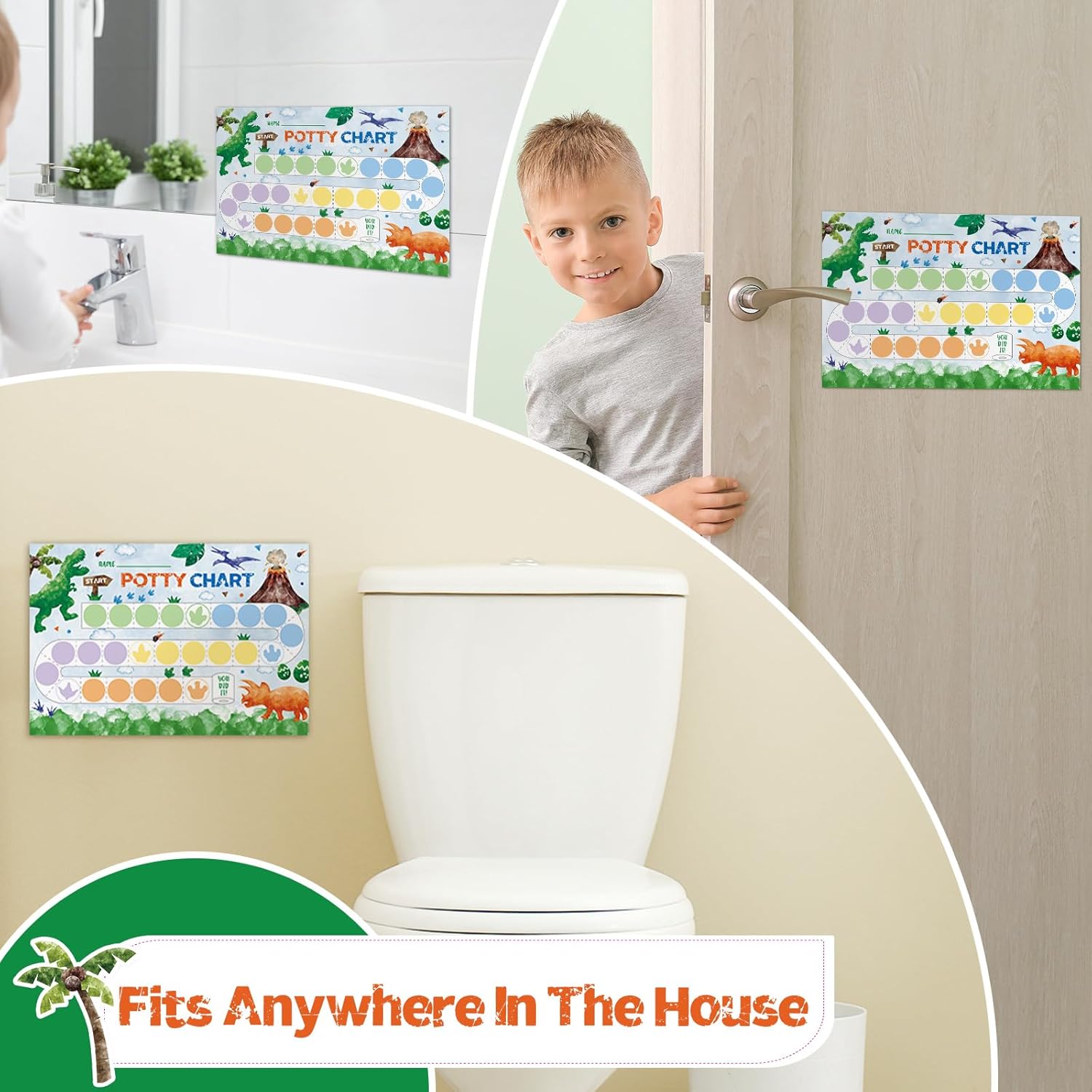 Wernnsai Potty Training Chart for Boys 1