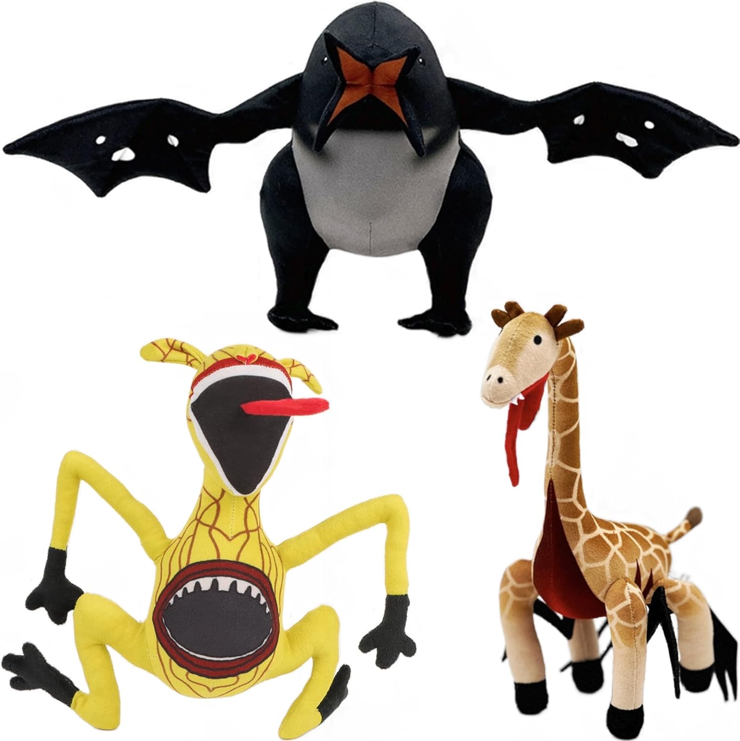 Zoochosis Plush Figures Giraffes and Penguins Dolls