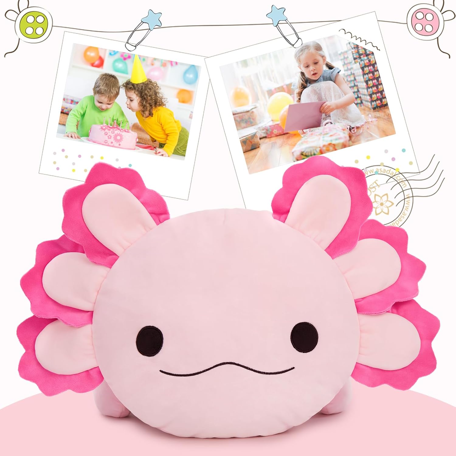MaoGoLan 47 Inch Giant Axolotl Plush Pillow