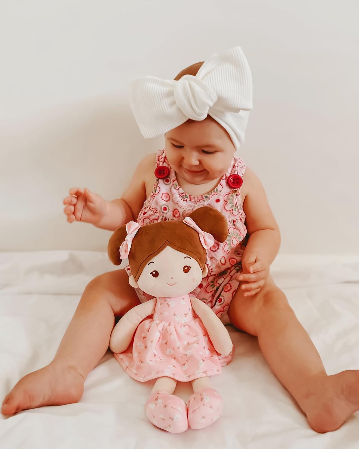 Soft Baby Doll Toys 12 Inches FloraBelle Pink