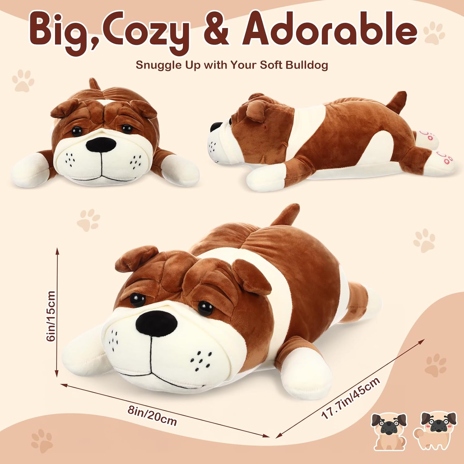 177 In Huggable Dog Plush Toy