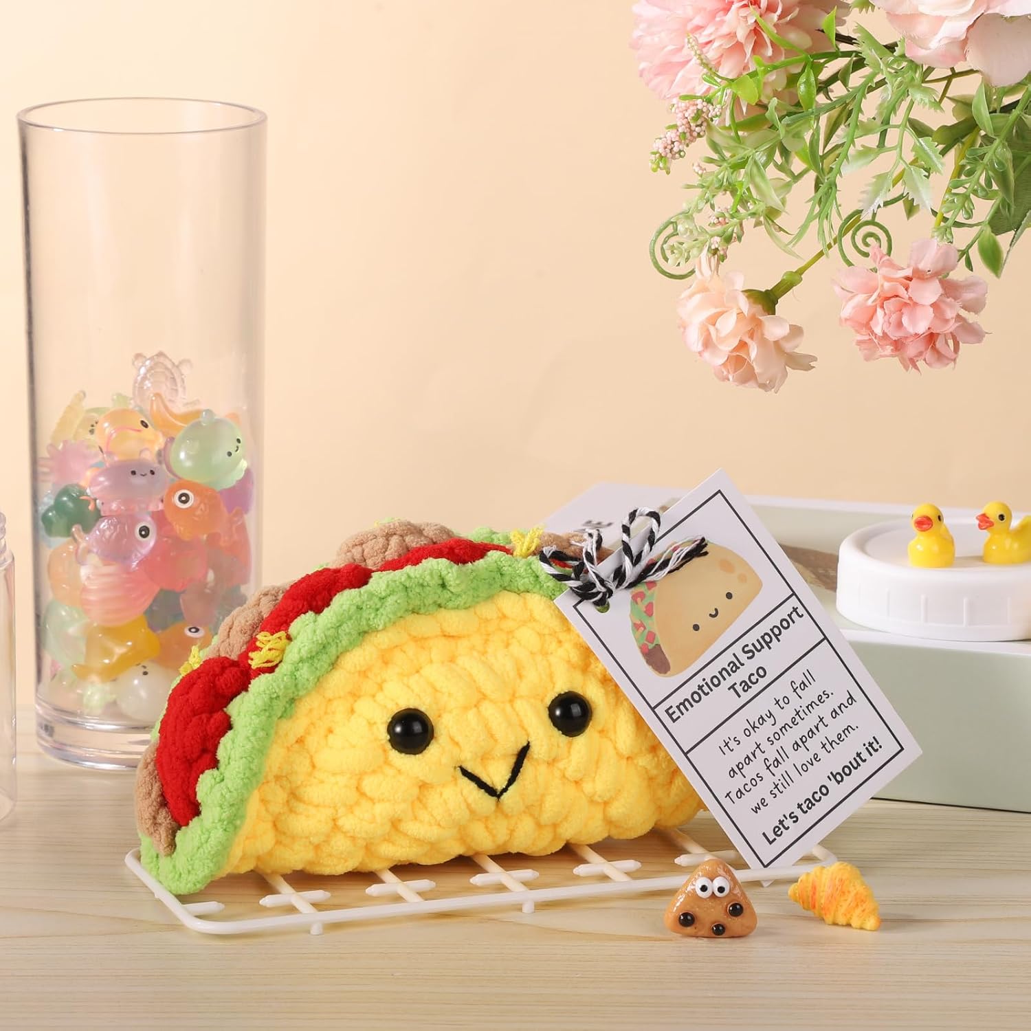 Emotional Support Taco Plush Toy