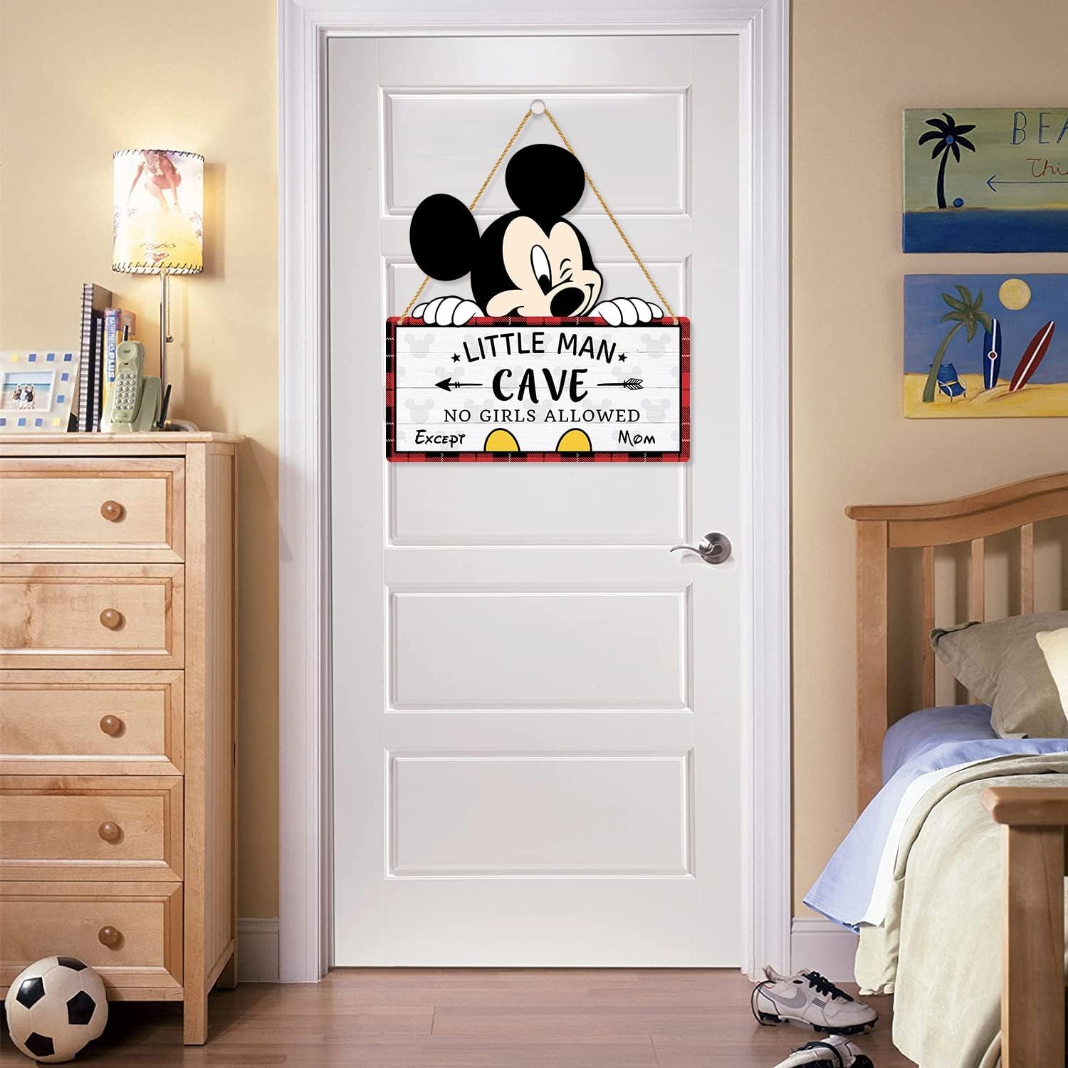Little Man Cave Wooden Wall Sign