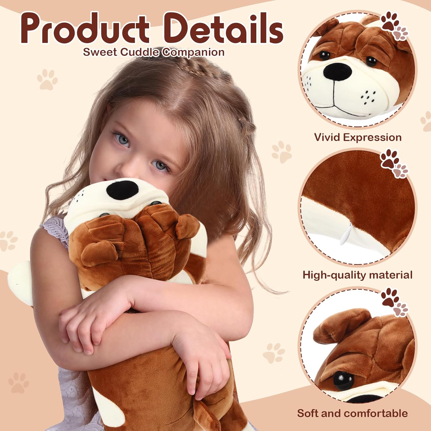 177 In Huggable Dog Plush Toy