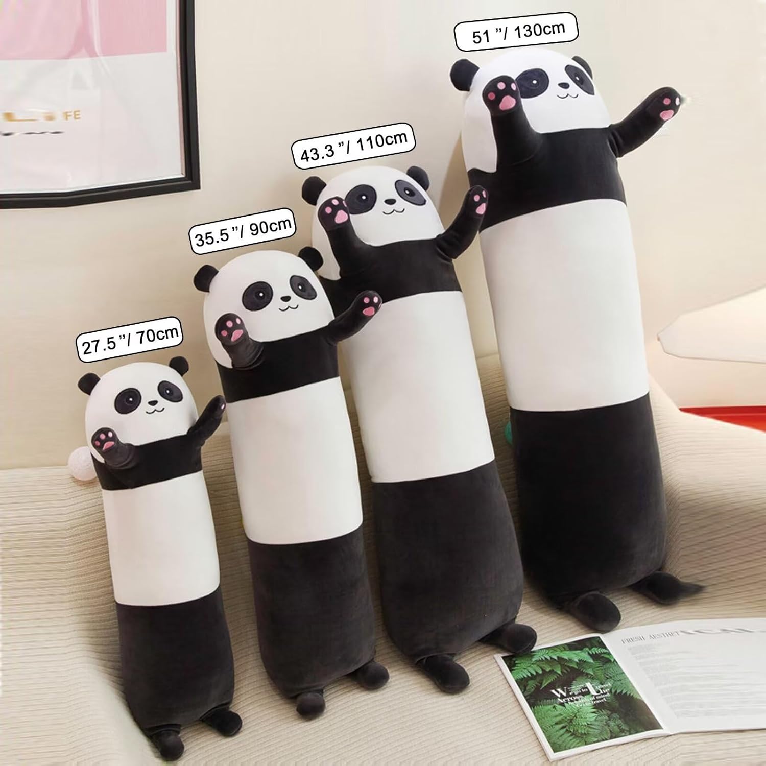 GHTMONY Panda Plush Body Pillow