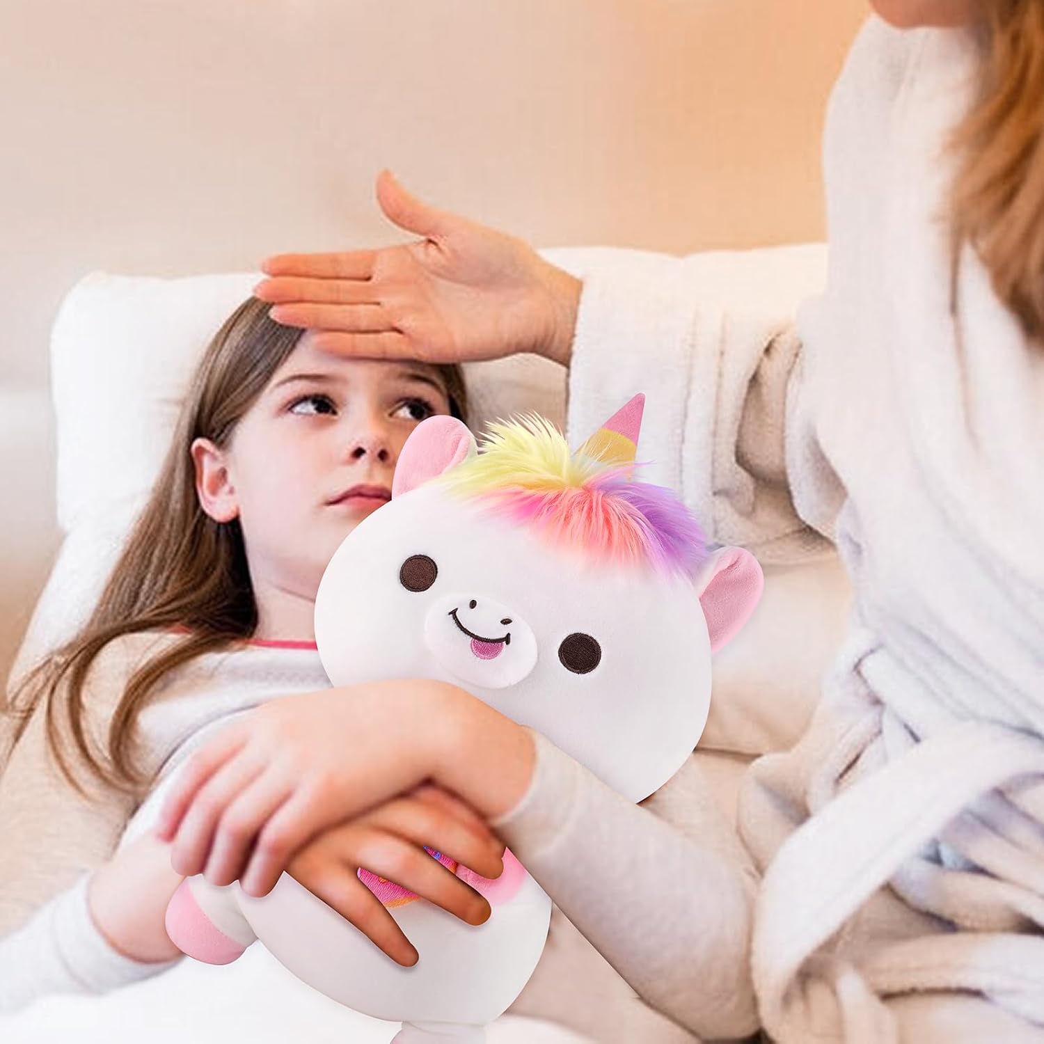 Achwishap Get Well Soon Unicorn Plush Pillow
