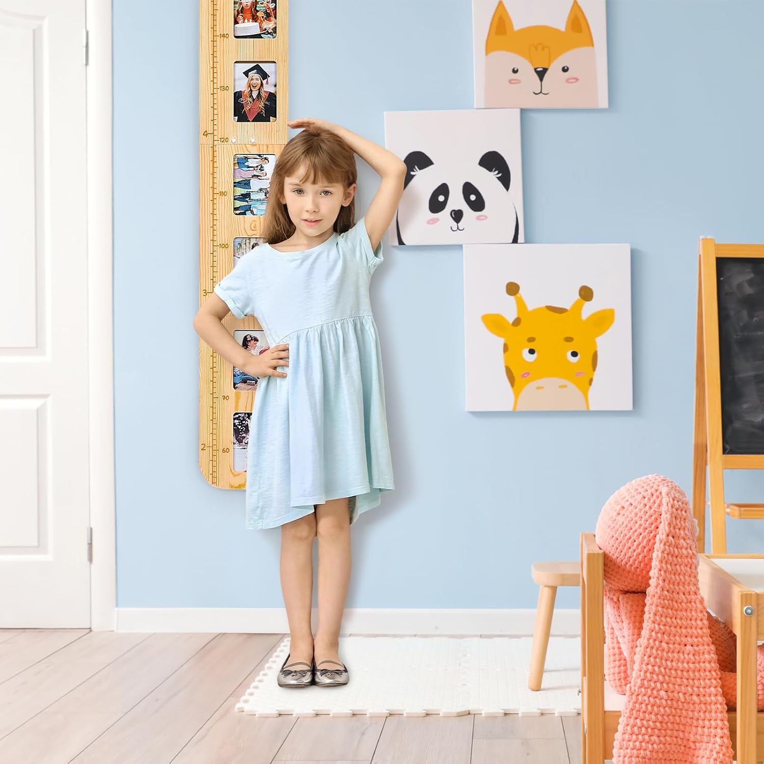 Basumee Growth Chart for Kids Wall Decor