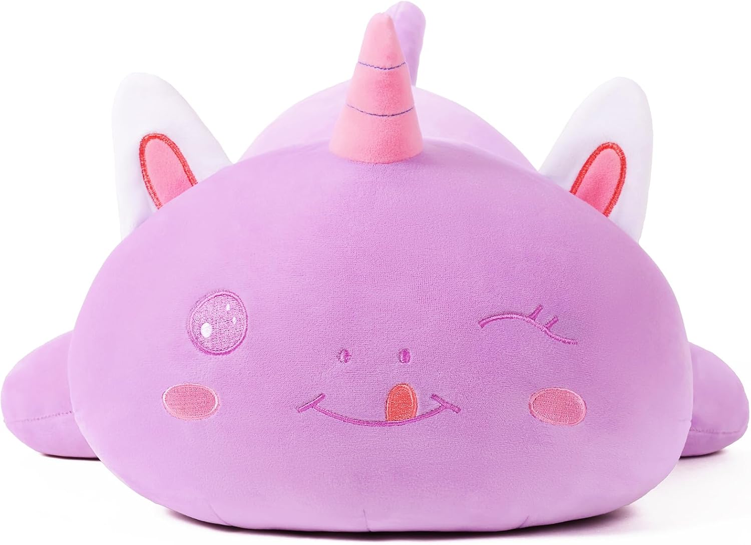 Cute Unicorn Plush Pillow - Soft Hugging Toy for Kids