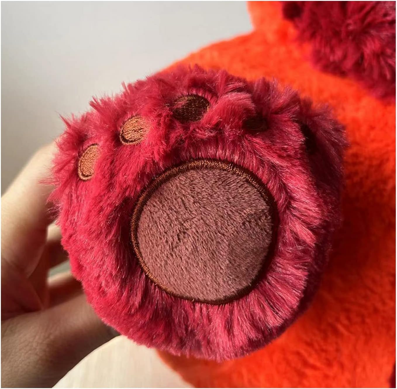 Red Plush Panda Toy Stuffed Pillow