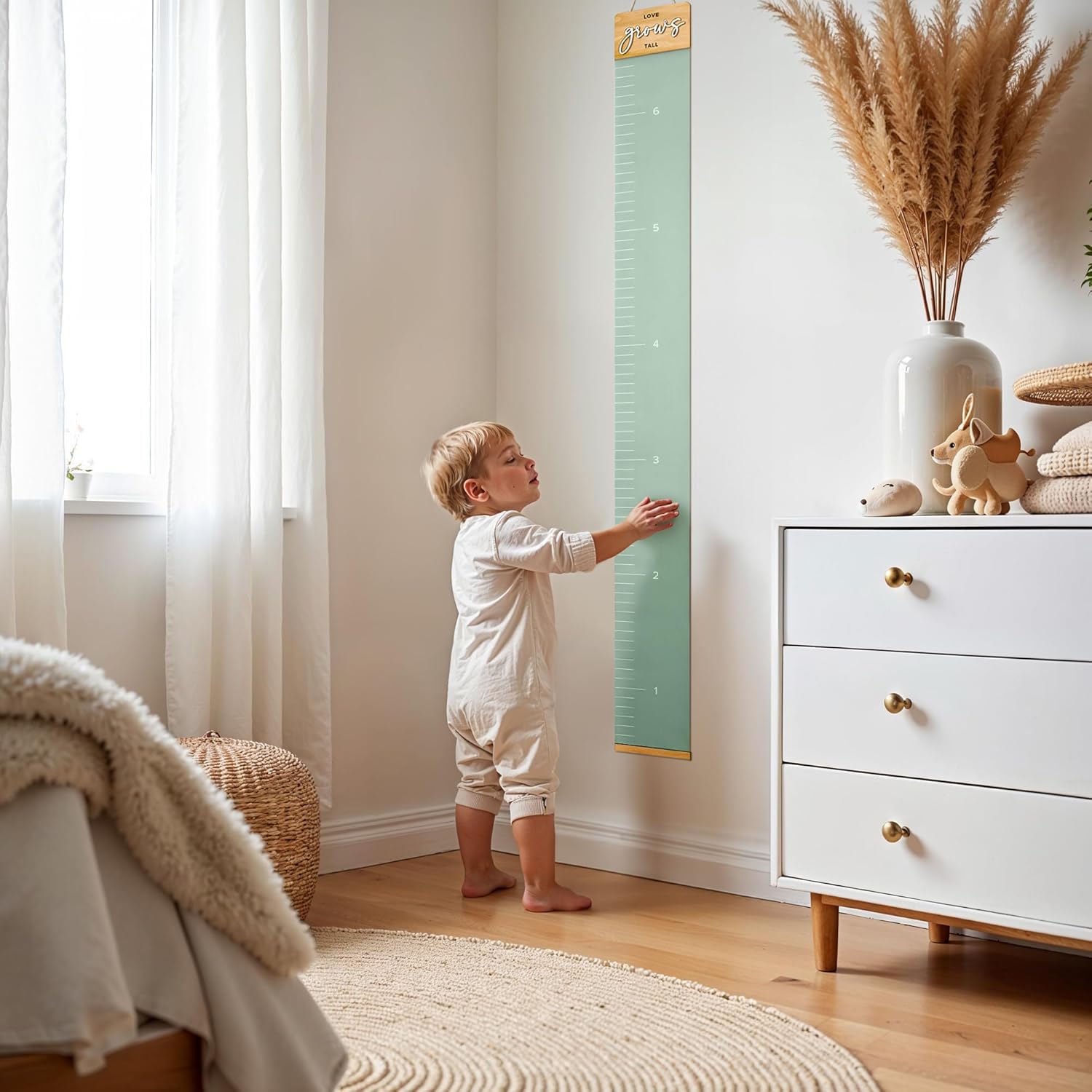 KIBAGA Kids Wall Growth Chart