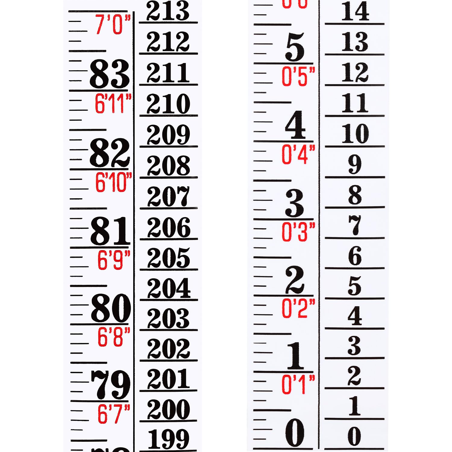 Tatuo Growth Chart Wall Label Tape