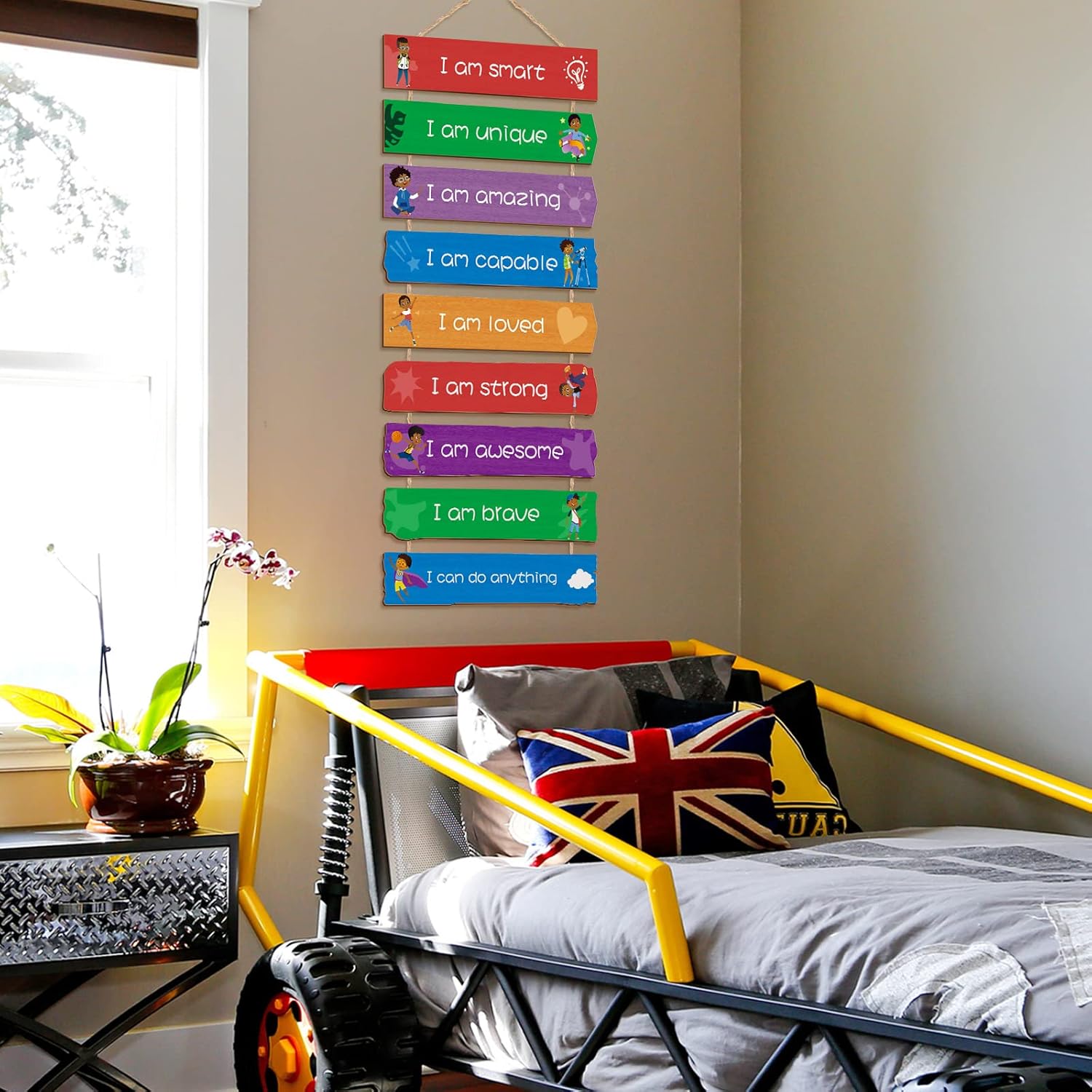 Chunful 9 Piece Wooden Wall Decor Set