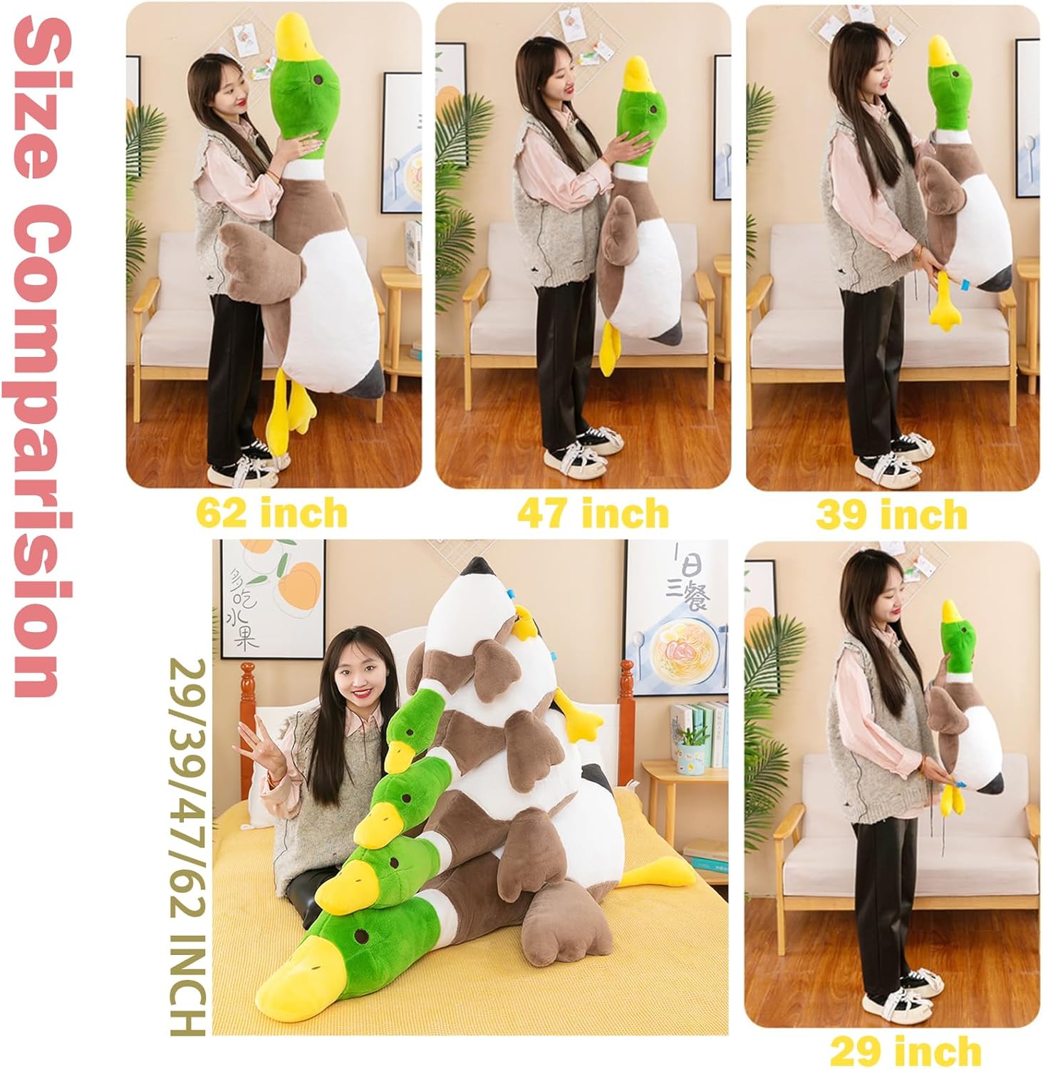 Hofun4U Mallard Duck Plush Toy