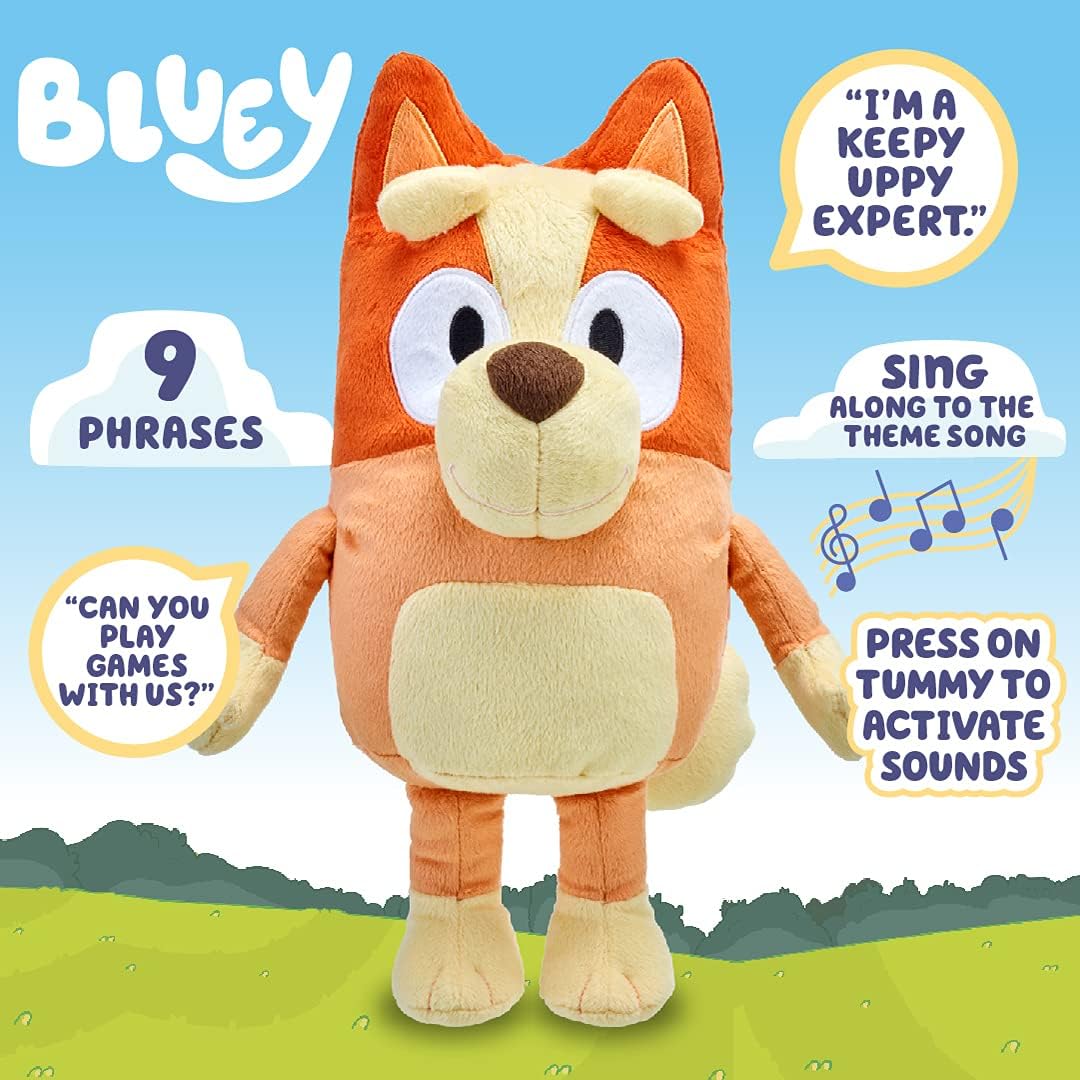 Bluey 12 Talking Bingo Plush