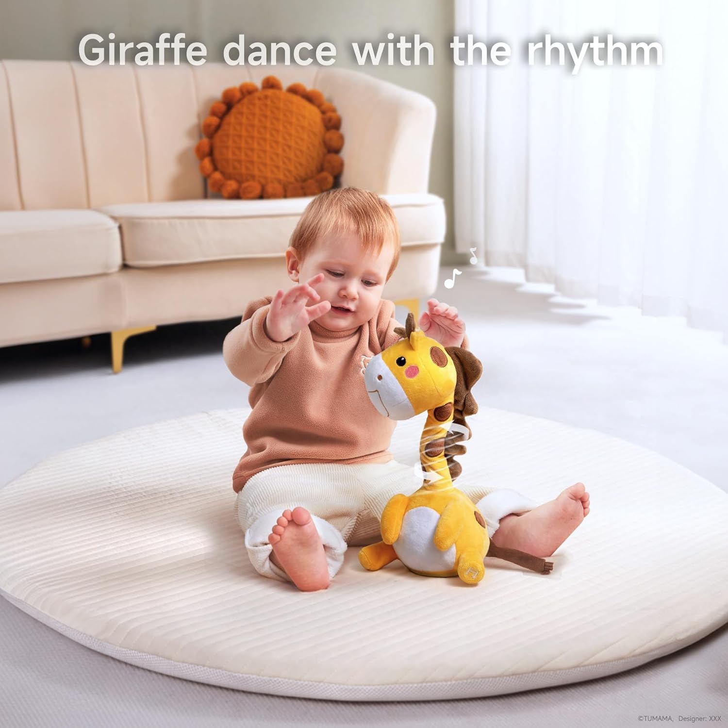 TUMAMA Dancing Talking Giraffe Toy