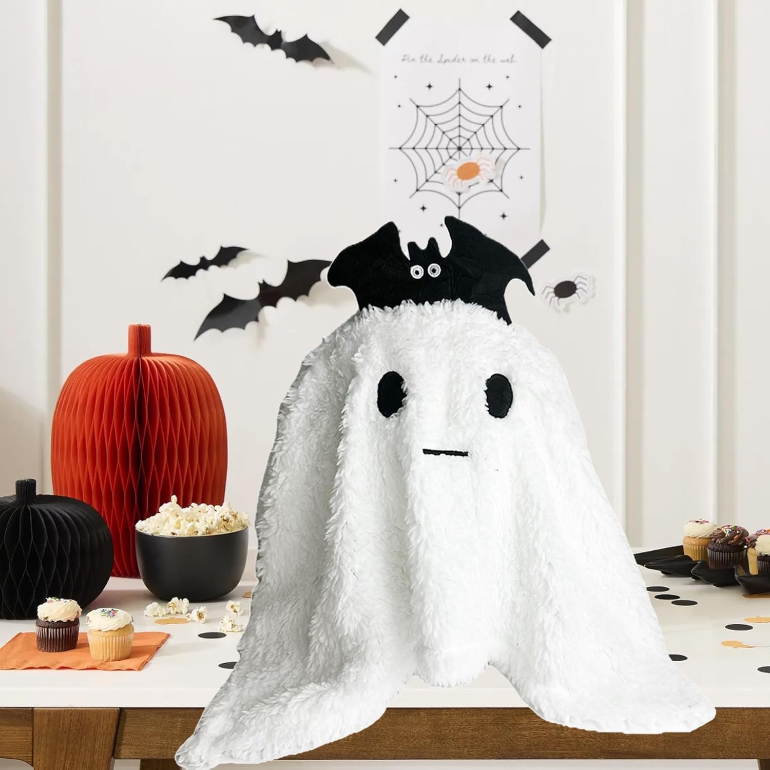 Cute 98 Inch Halloween Ghost Plush Toy