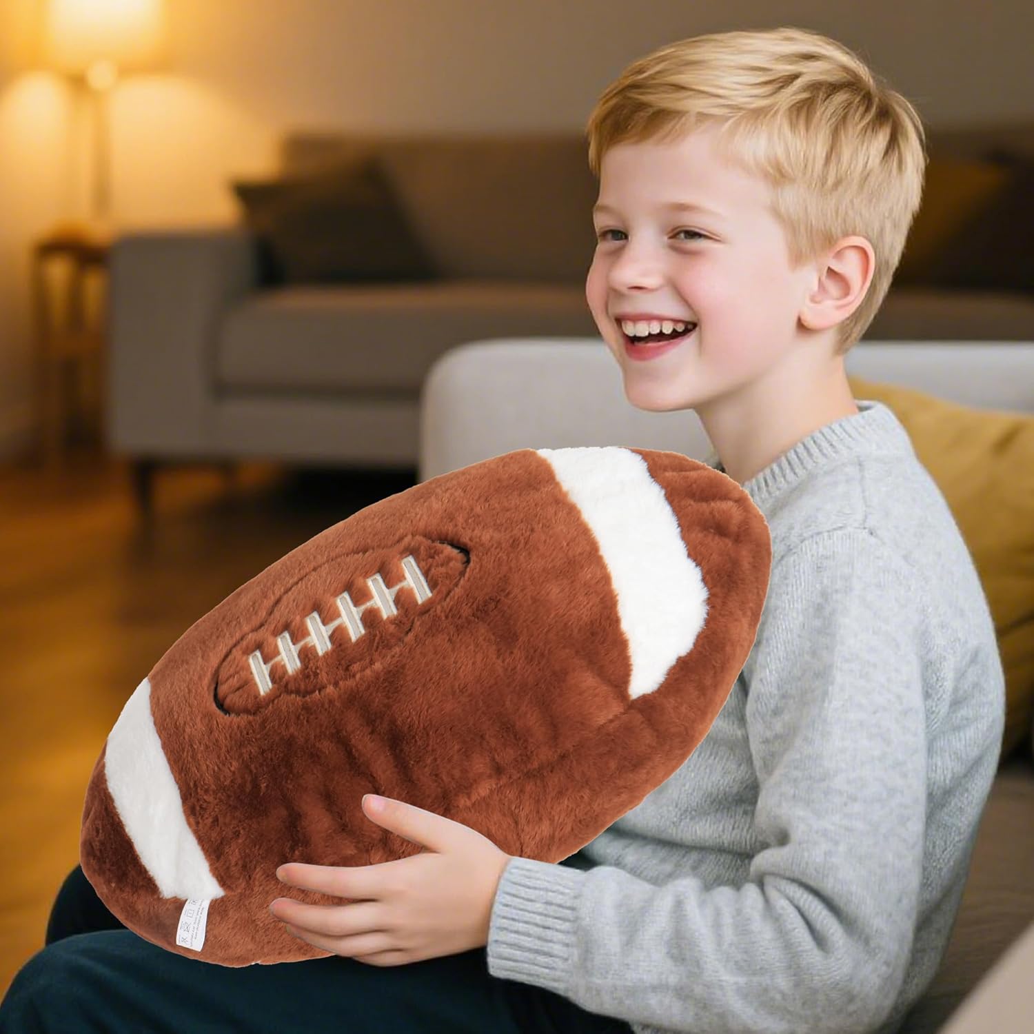 Wepop 18in Football Plush Pillow