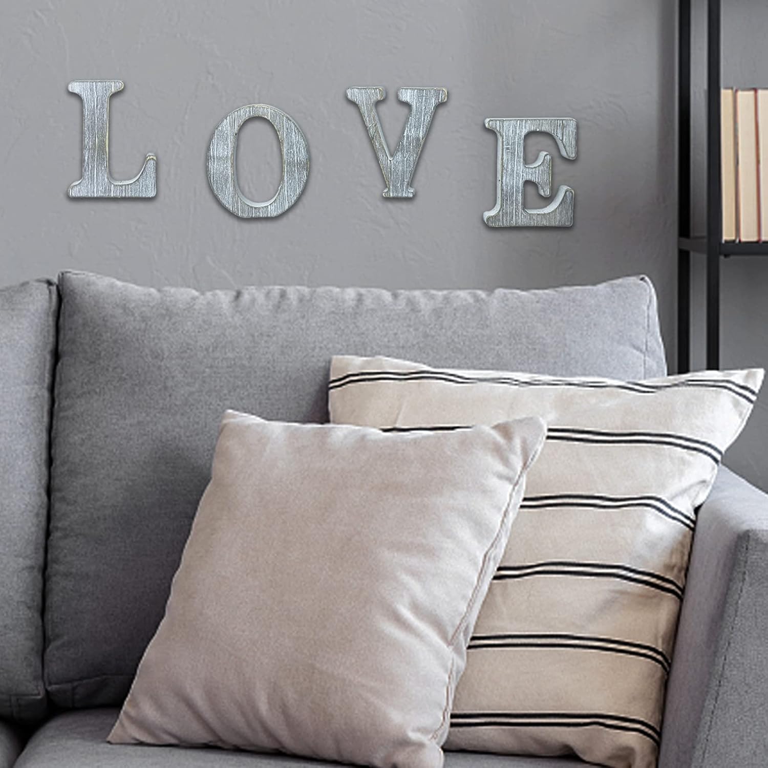 4 Inch Unfinished Wood Letters for Wall Decor