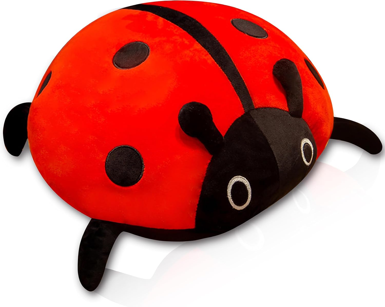 16 Inch Realistic Ladybug Plush Pillow