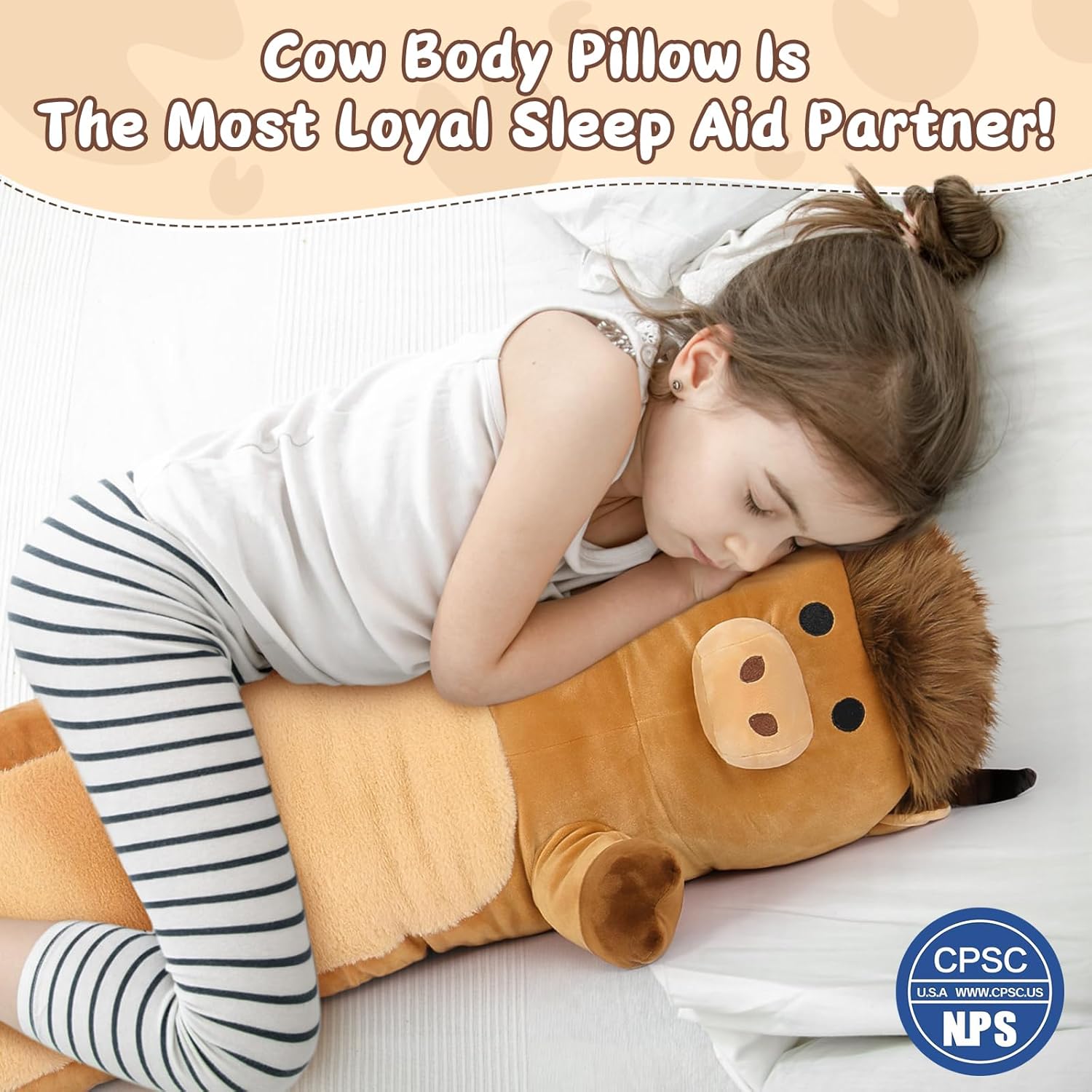 Highland Cow Plush Body Pillow