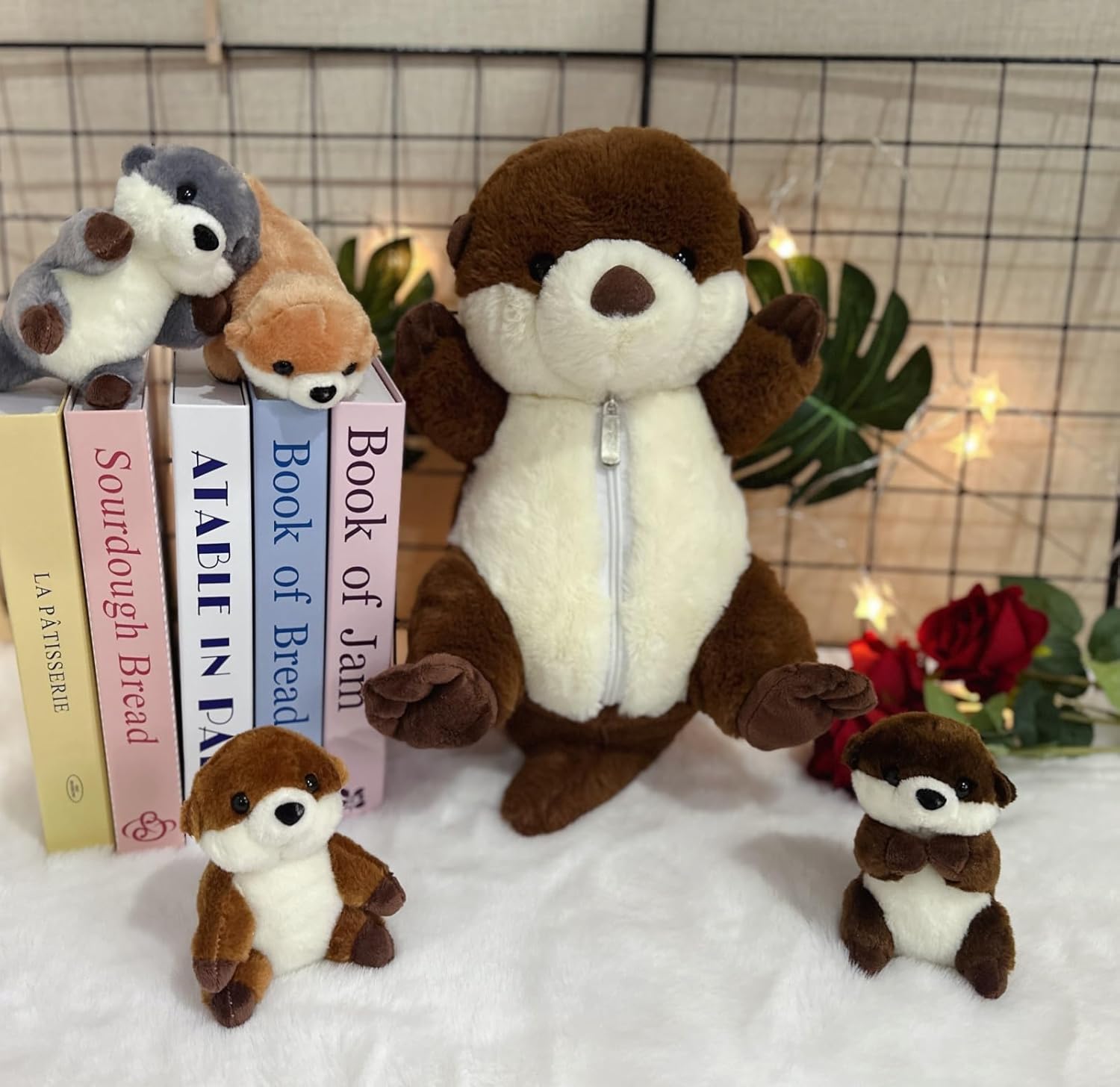 5 Pcs Sea Otter Plush Set