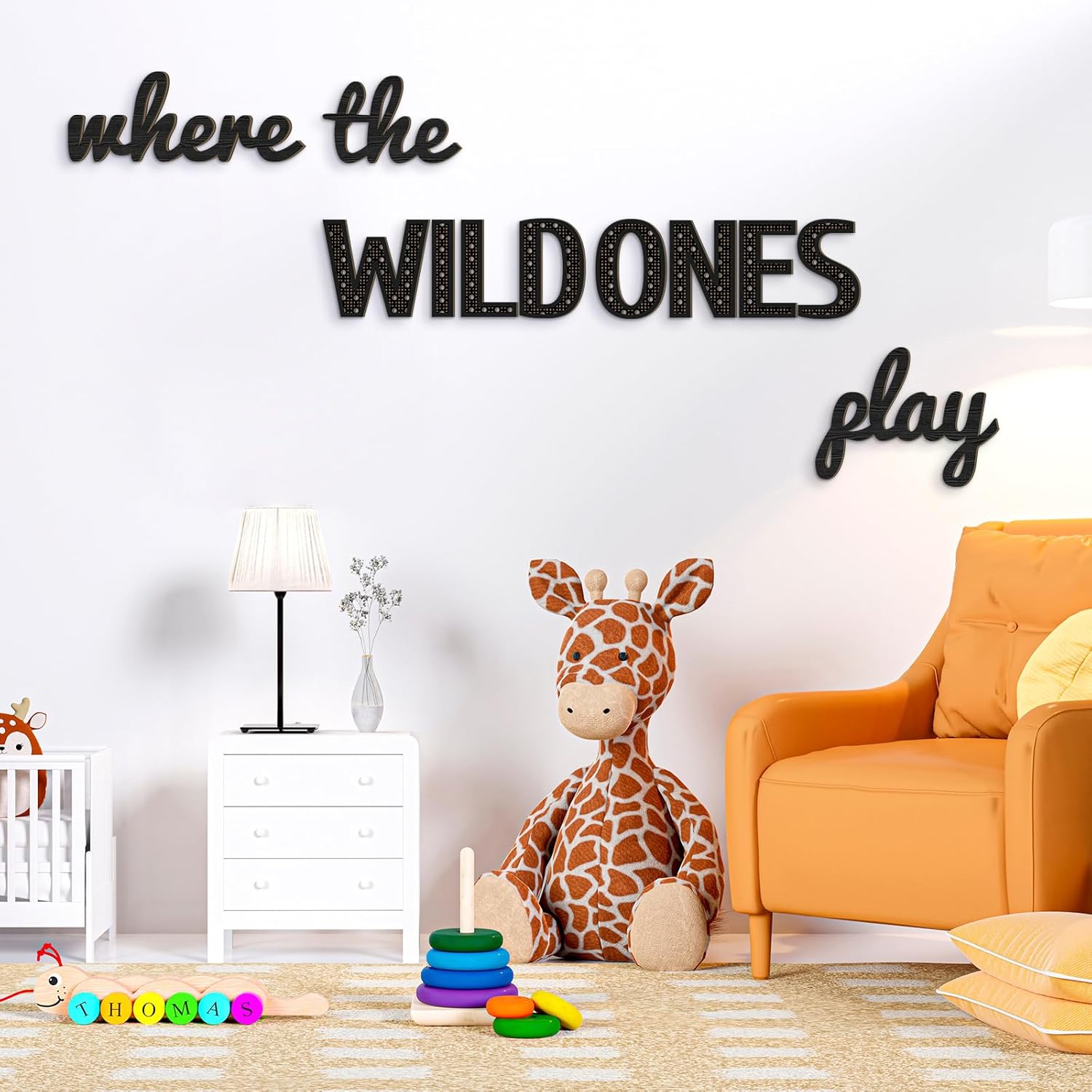 Beeveer Where the Wild Ones Play Wall Sign