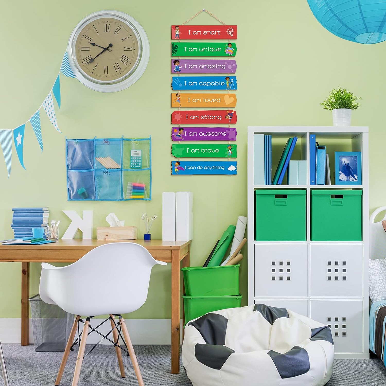Chunful 9 Piece Wooden Wall Decor Set