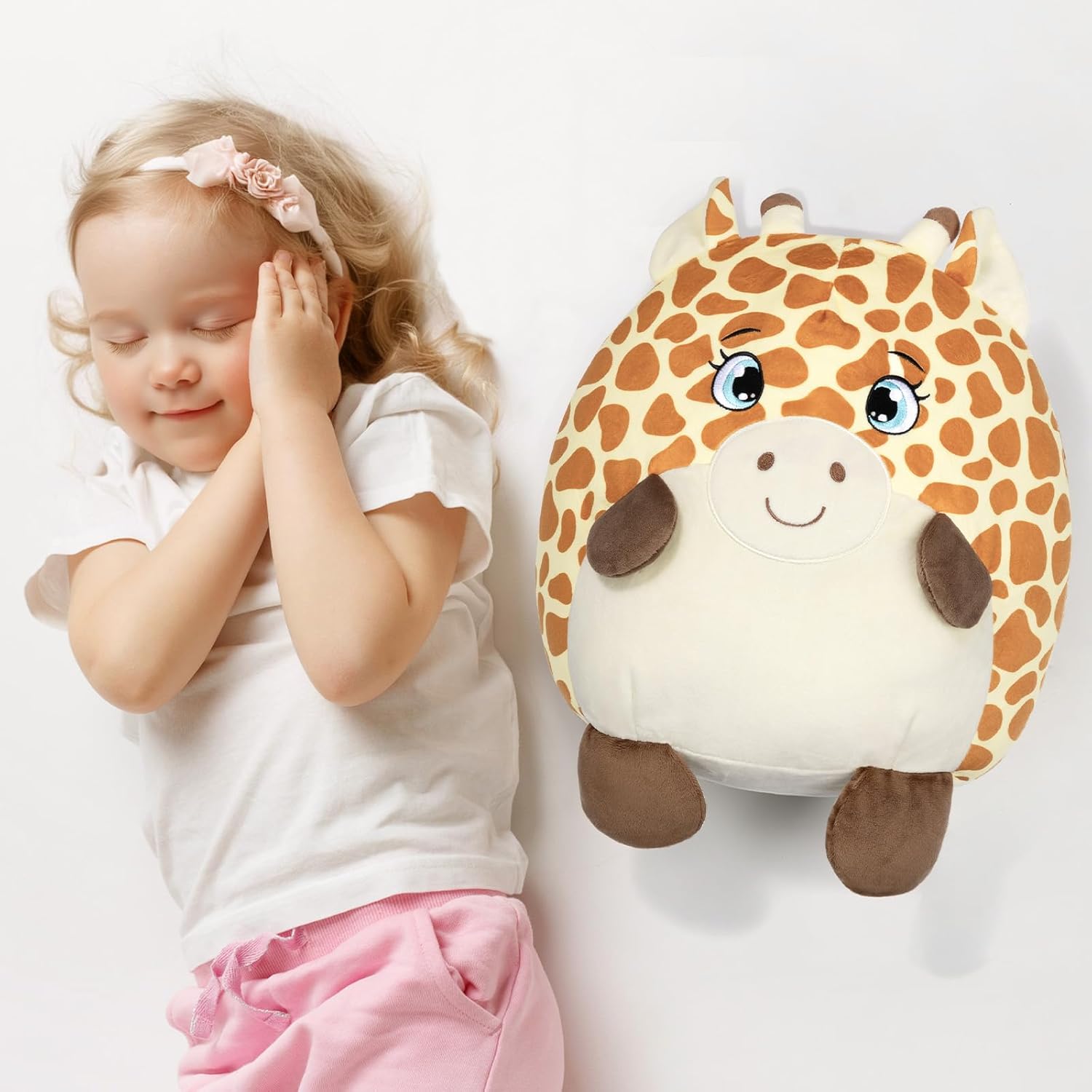 GAGAKU Cute Giraffe Plush Pillow for Kids and Girls